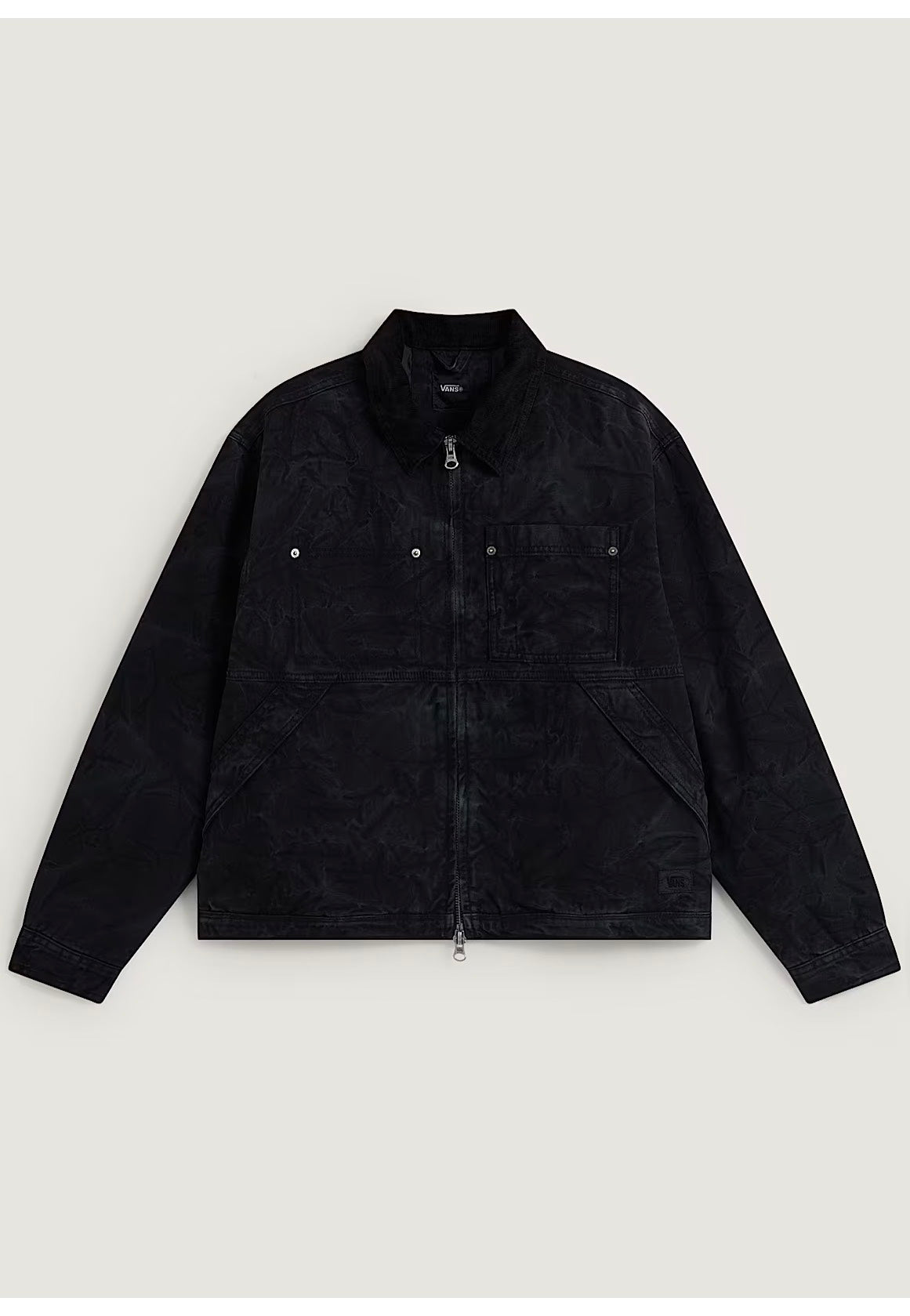 Vans Nico Cropped Chore Canvas Black Jacke | Men-Image