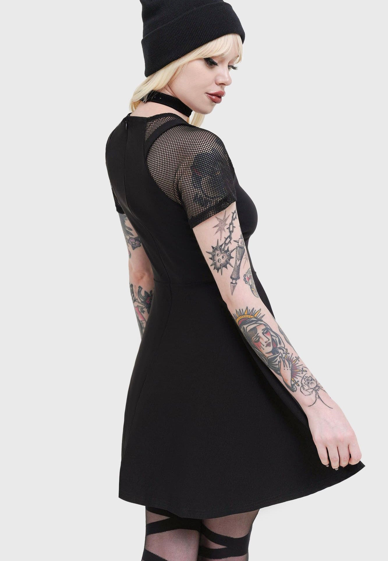killstar knit dress Killstar - Rebecca's Rage Knit Black main image 0