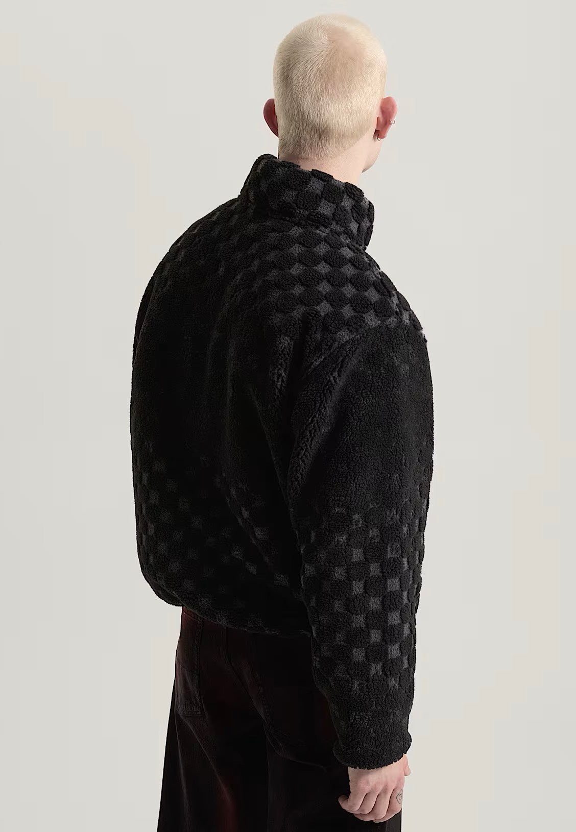 Vans Nights High Pile Black Jacket | Men-Image