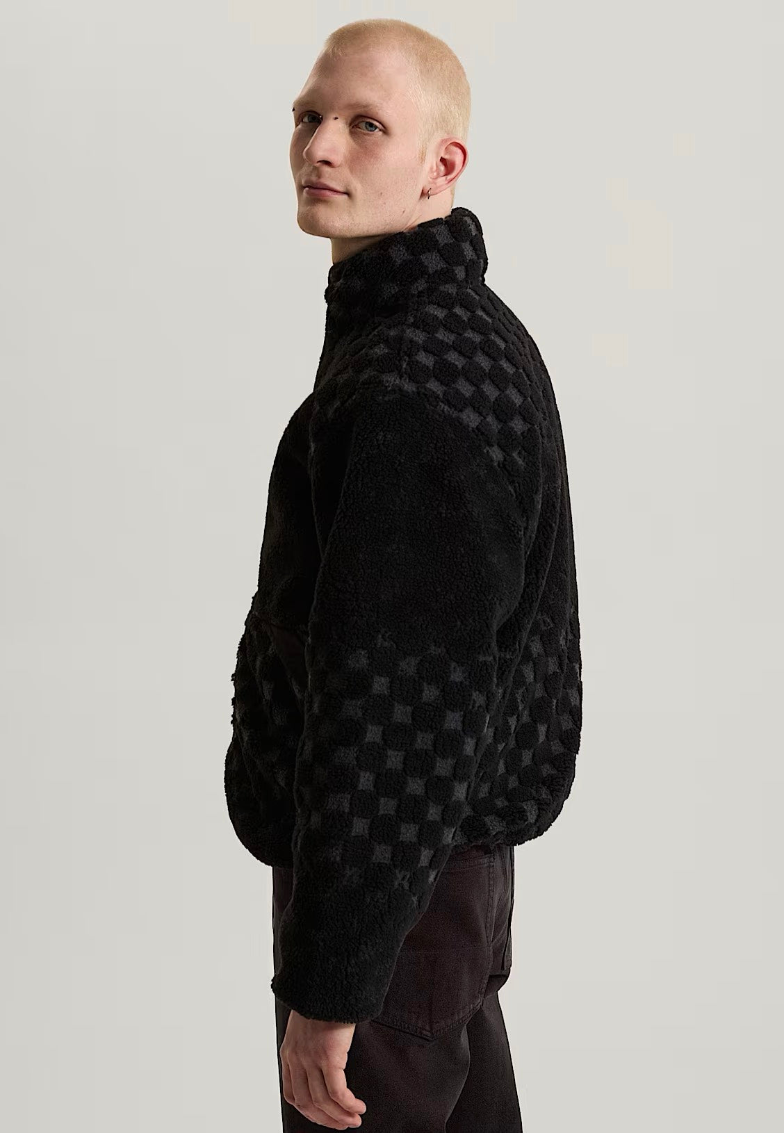 Vans Nights High Pile Black Jacket | Men-Image