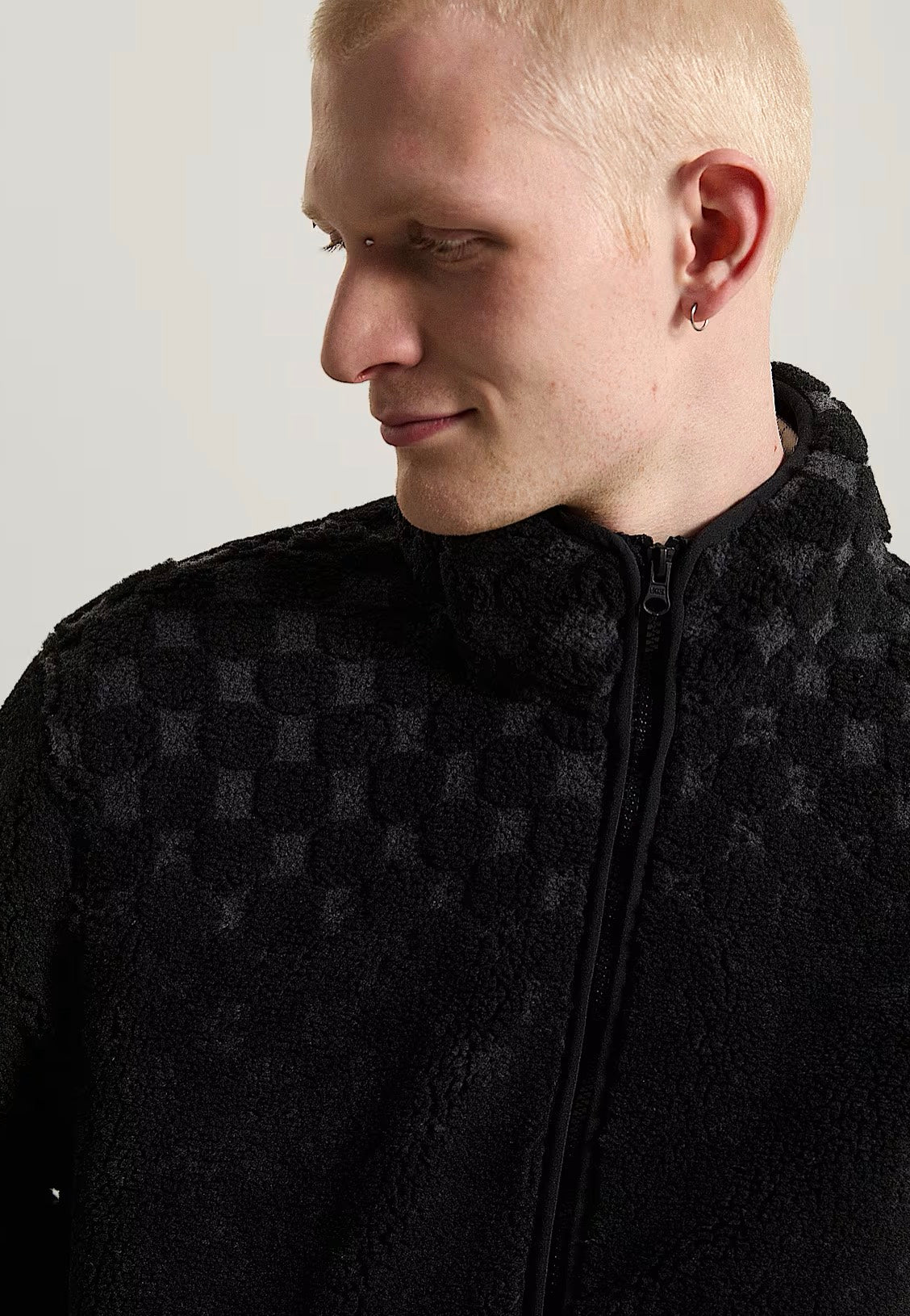 Vans Nights High Pile Black Jacket | Men-Image