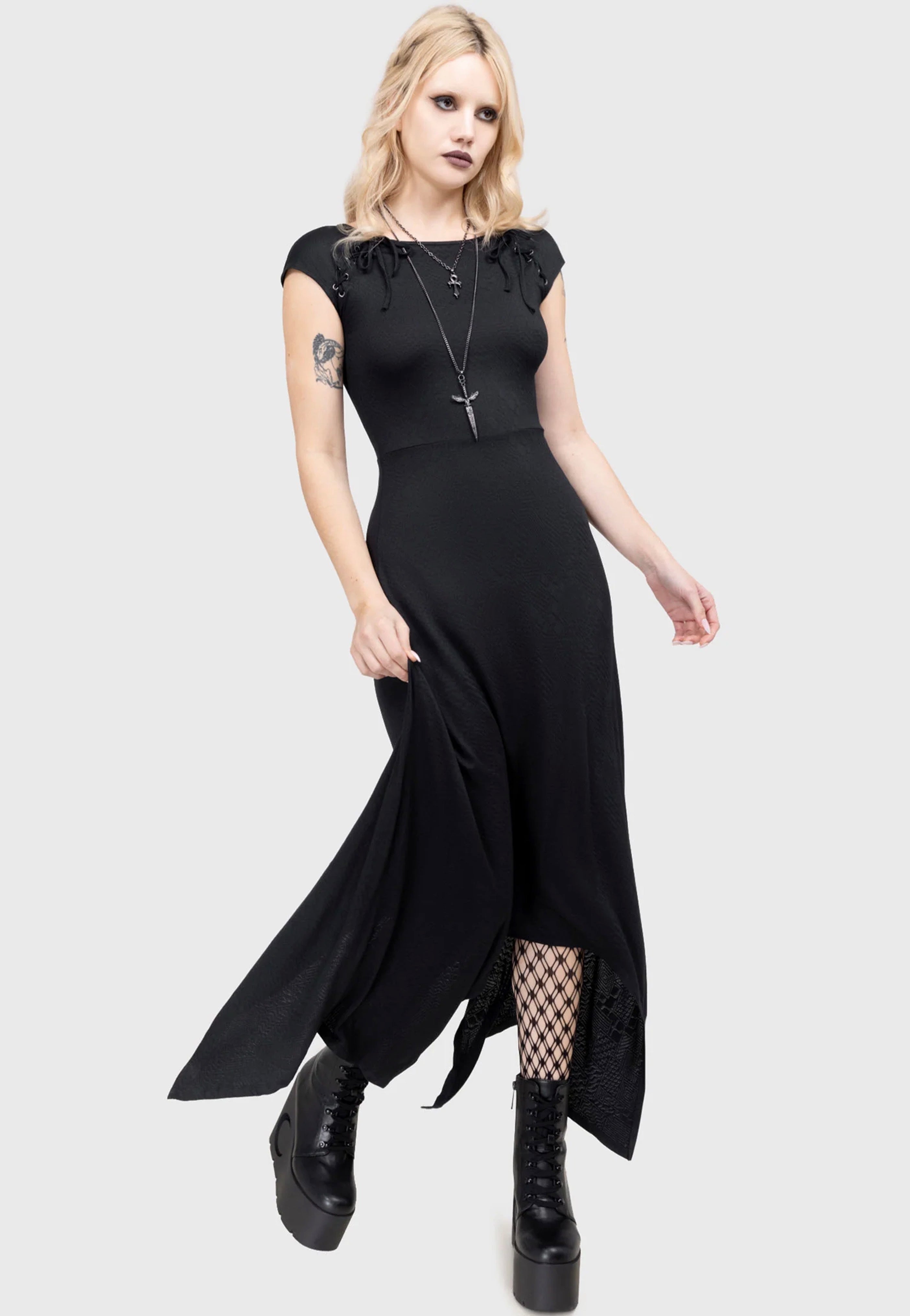 Killstar - Nightwane Black - Dress | Women-Image