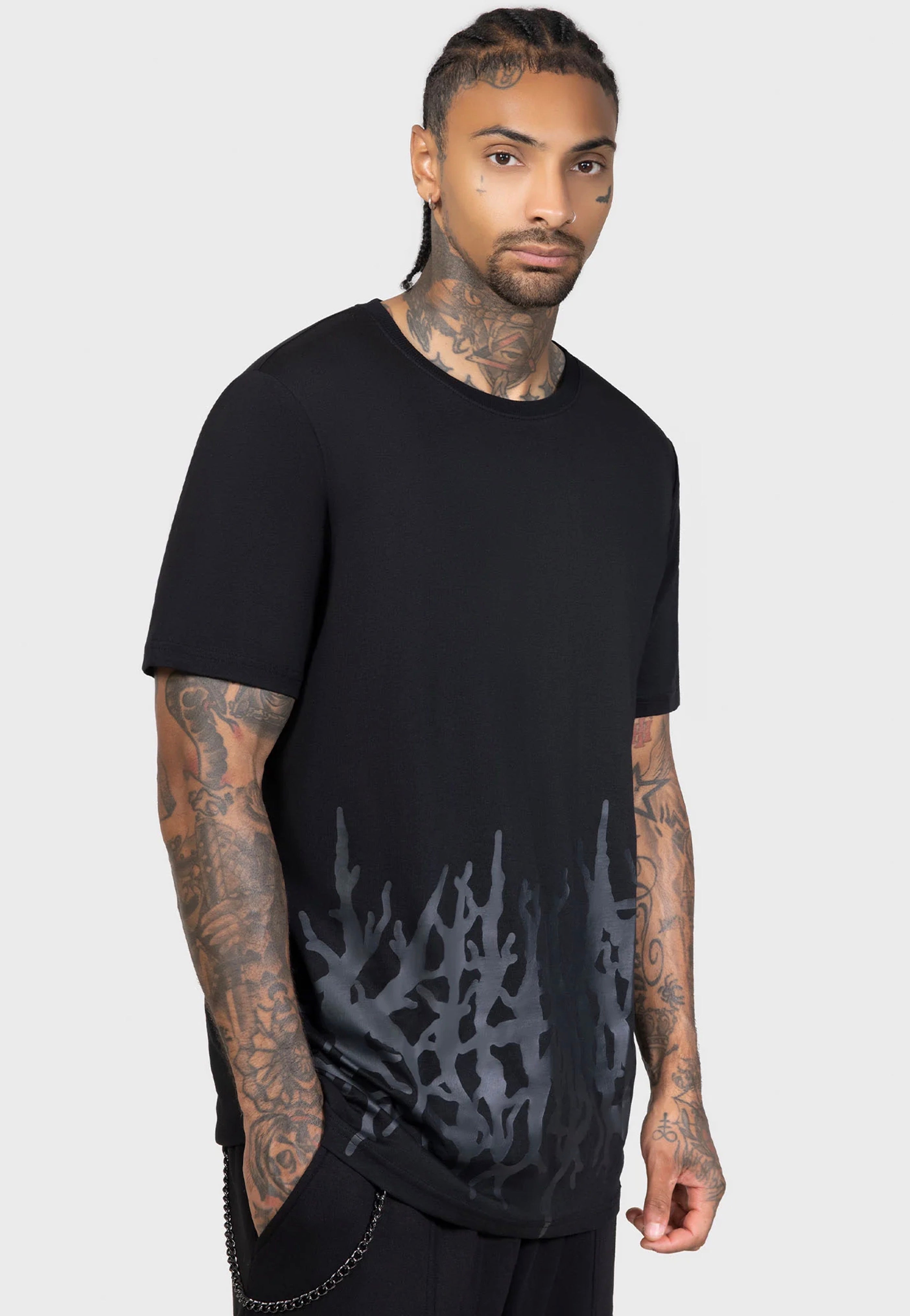 Killstar x Kihilist - Nightwaste Black - T-Shirt | Men-Image