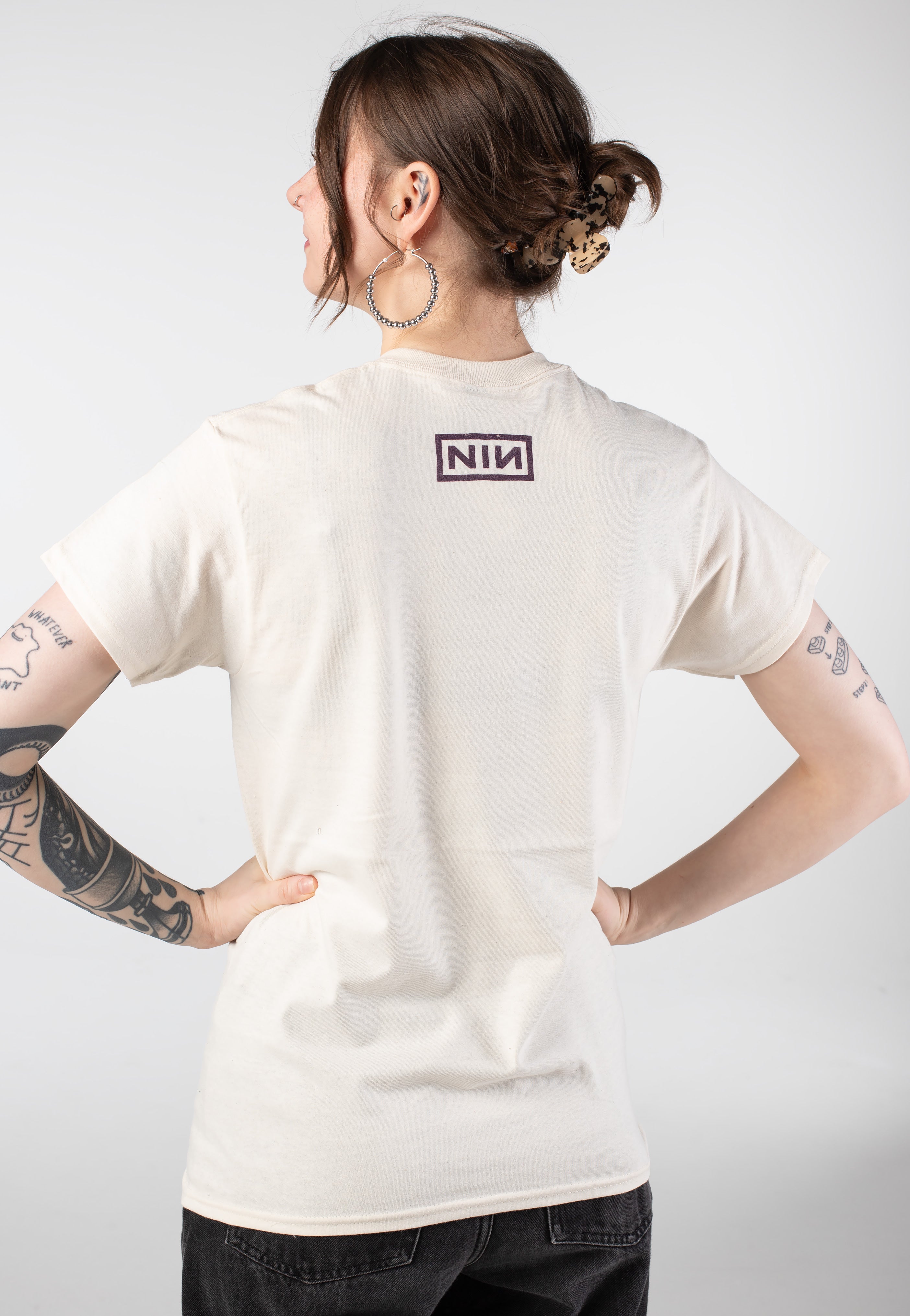 Nine Inch Nails - The Downward Spiral Moth Sand - T-Shirt | Women-Image