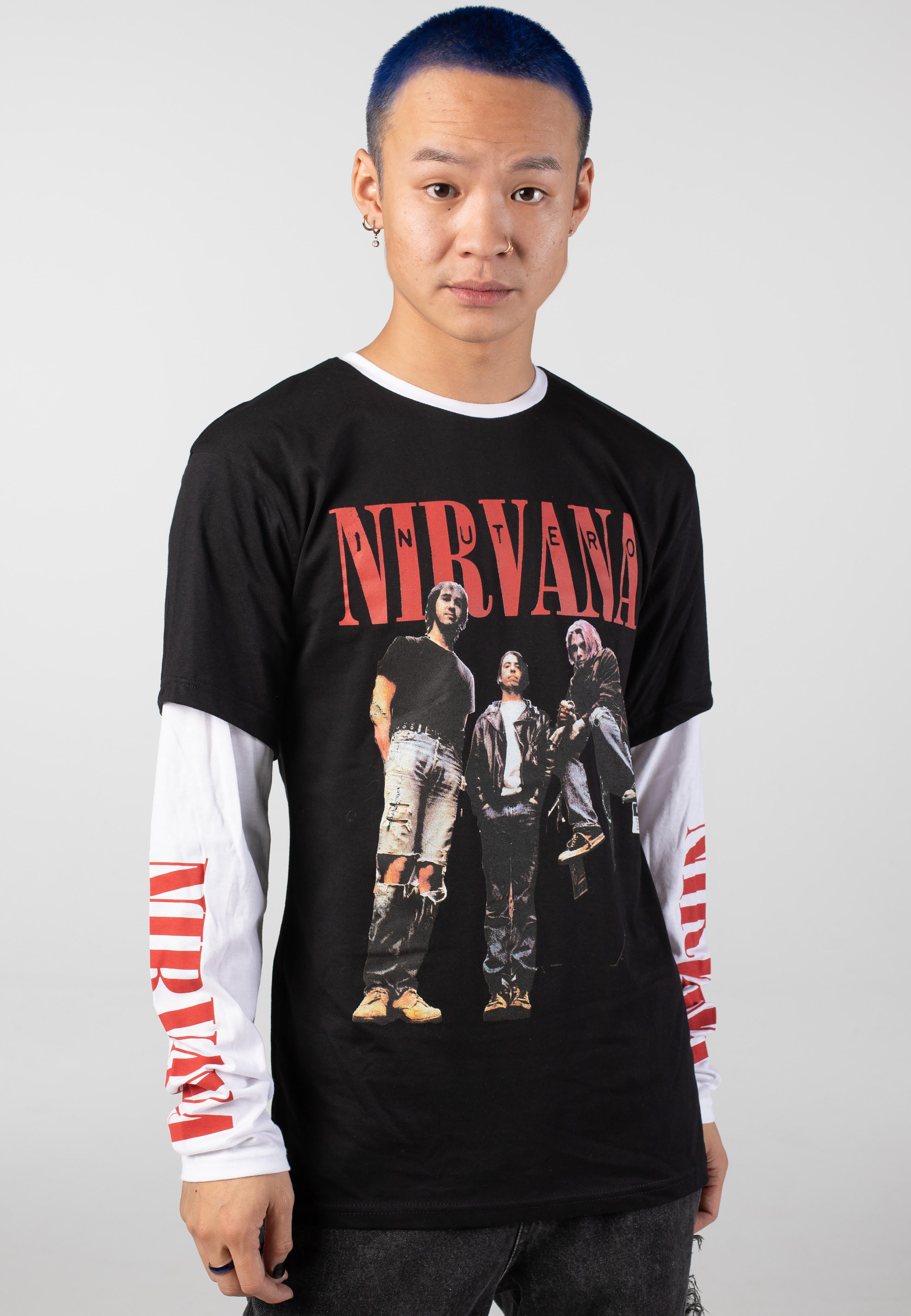 Nirvana In Utero Band Photo - Longsleeve | Impericon