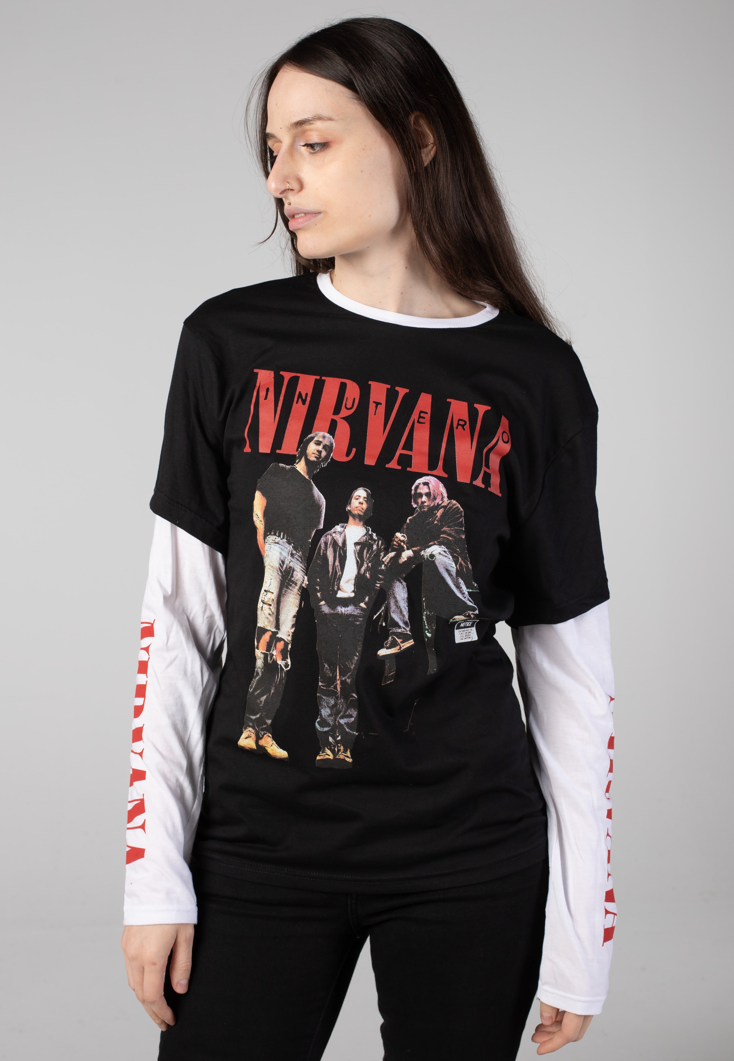 Nirvana - In Utero Band Photo - Longsleeve | Women-Image