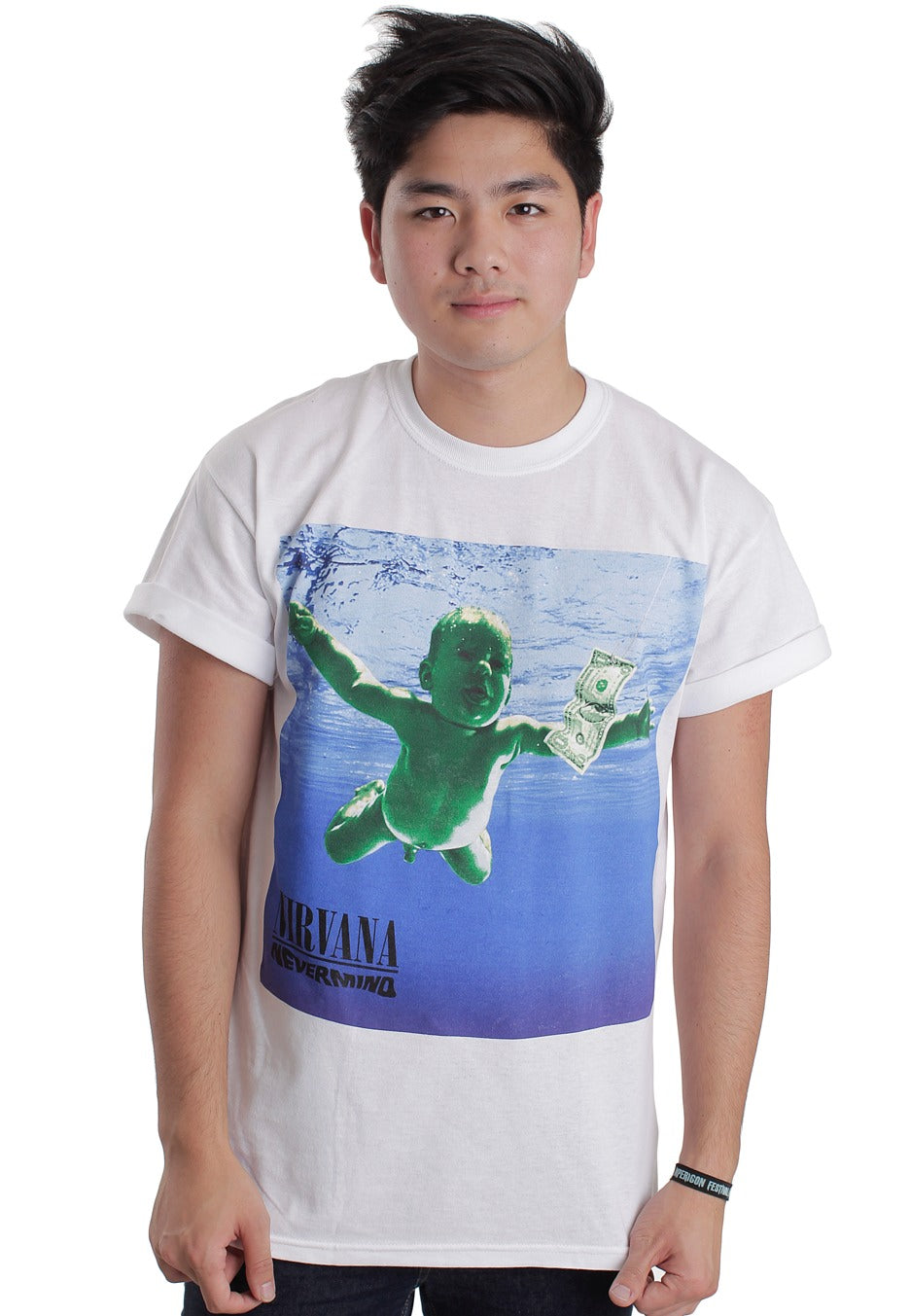 Nirvana - Nevermind White - T-Shirt | Men-Image