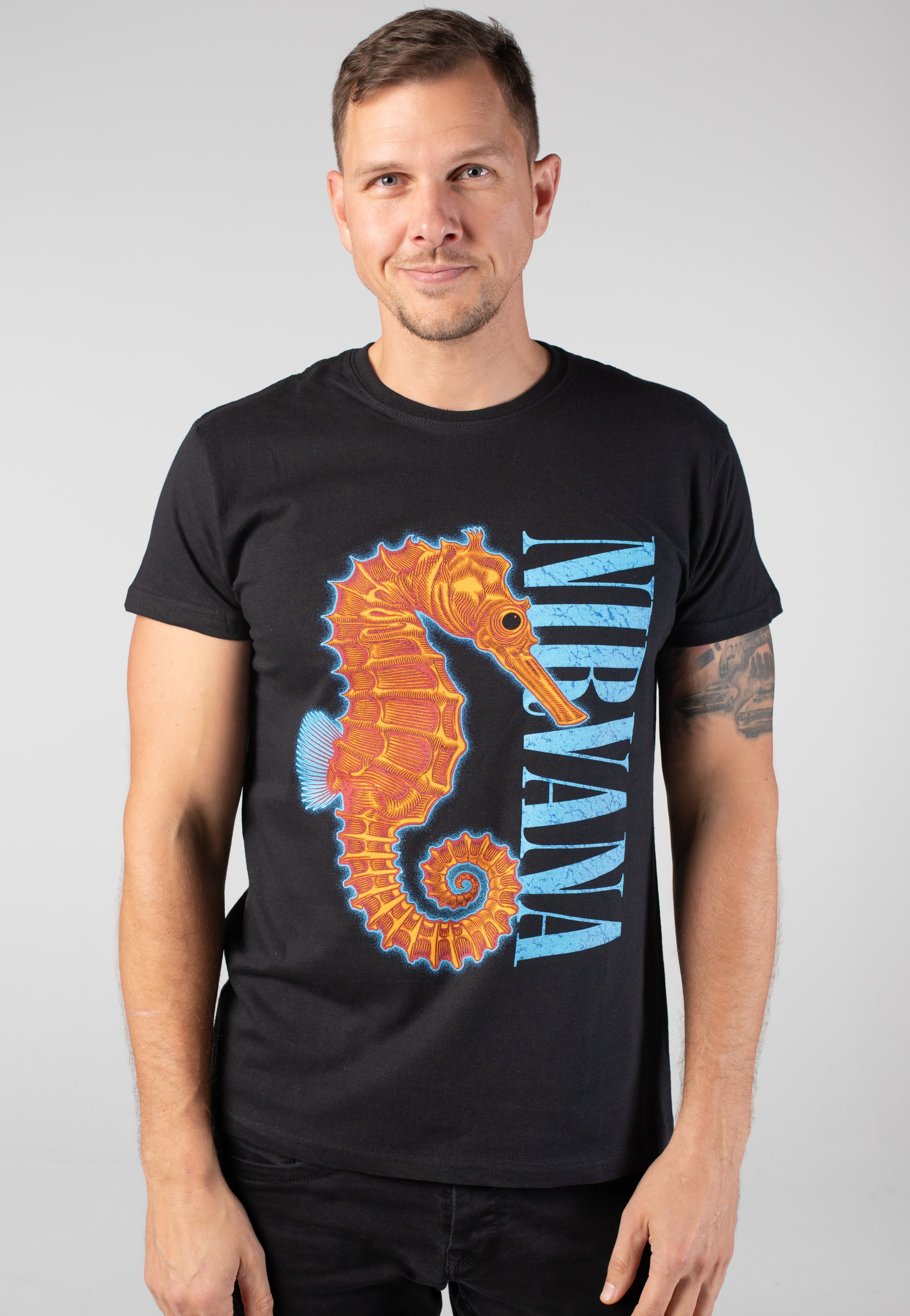 Nirvana - Seahorse - T-Shirt | Men-Image