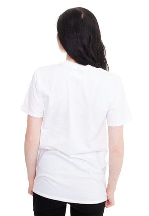 T-shirt Femme Nirvana Xerox Smiley - Gris Chiné, Manches Courtes, Coupe Ajustée