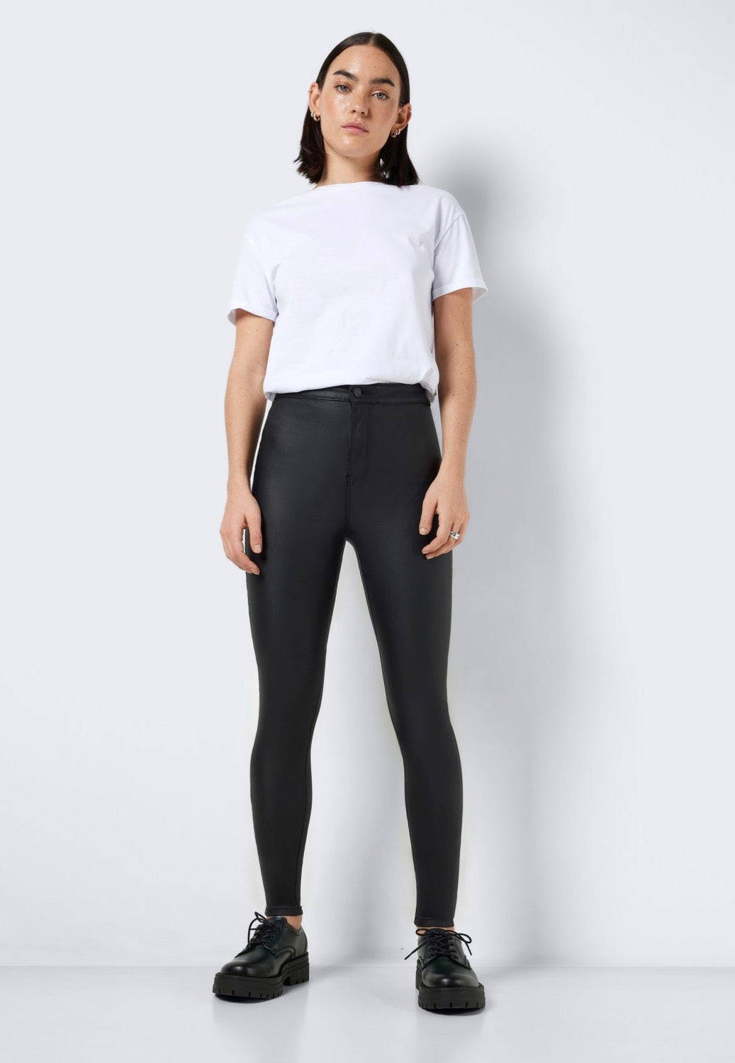Noisy May - Ella Super Coated Black - Leggings | Women-Image