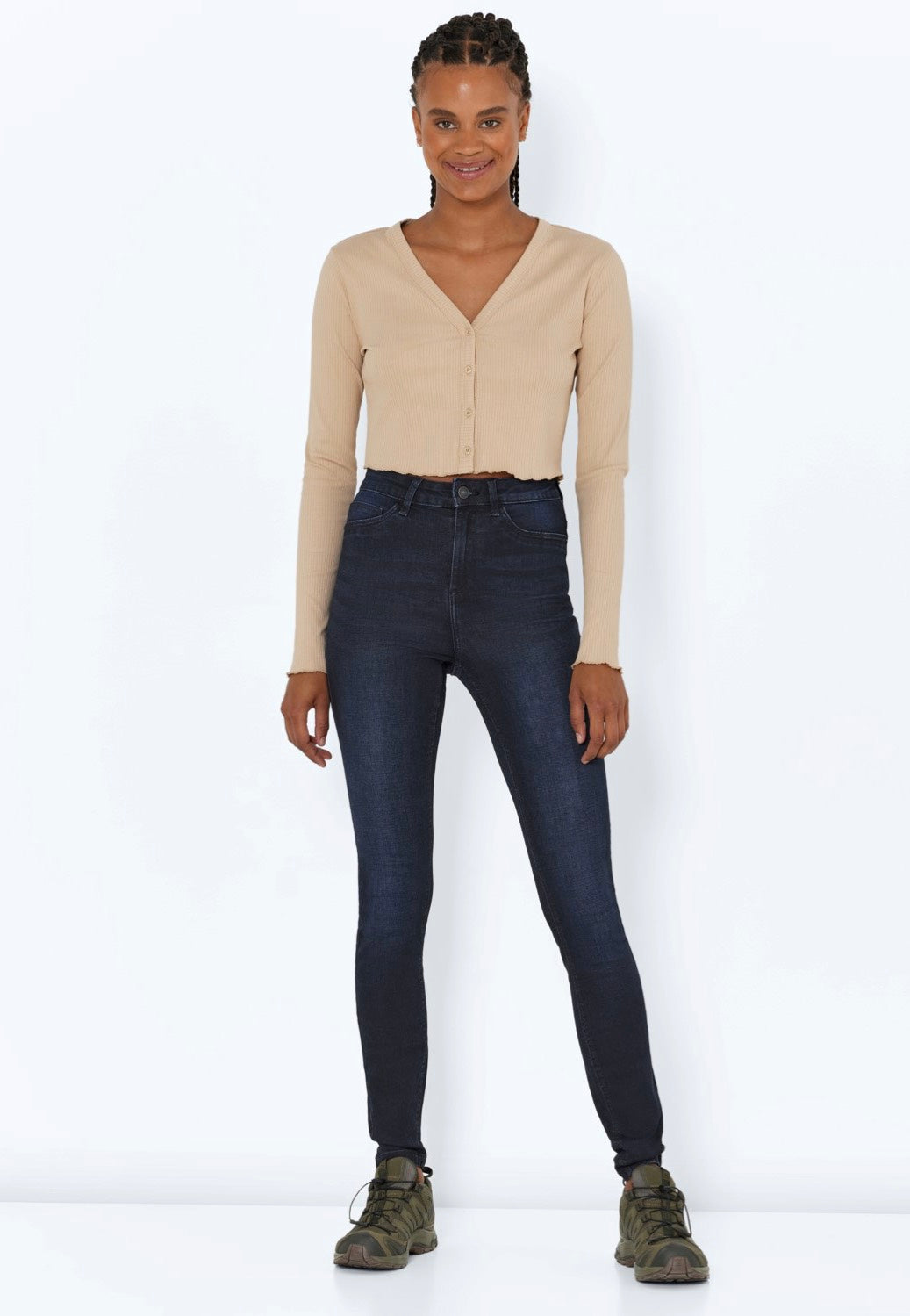 Noisy May - Callie Skinny Dark Blue Denim - Jeans | Women-Image
