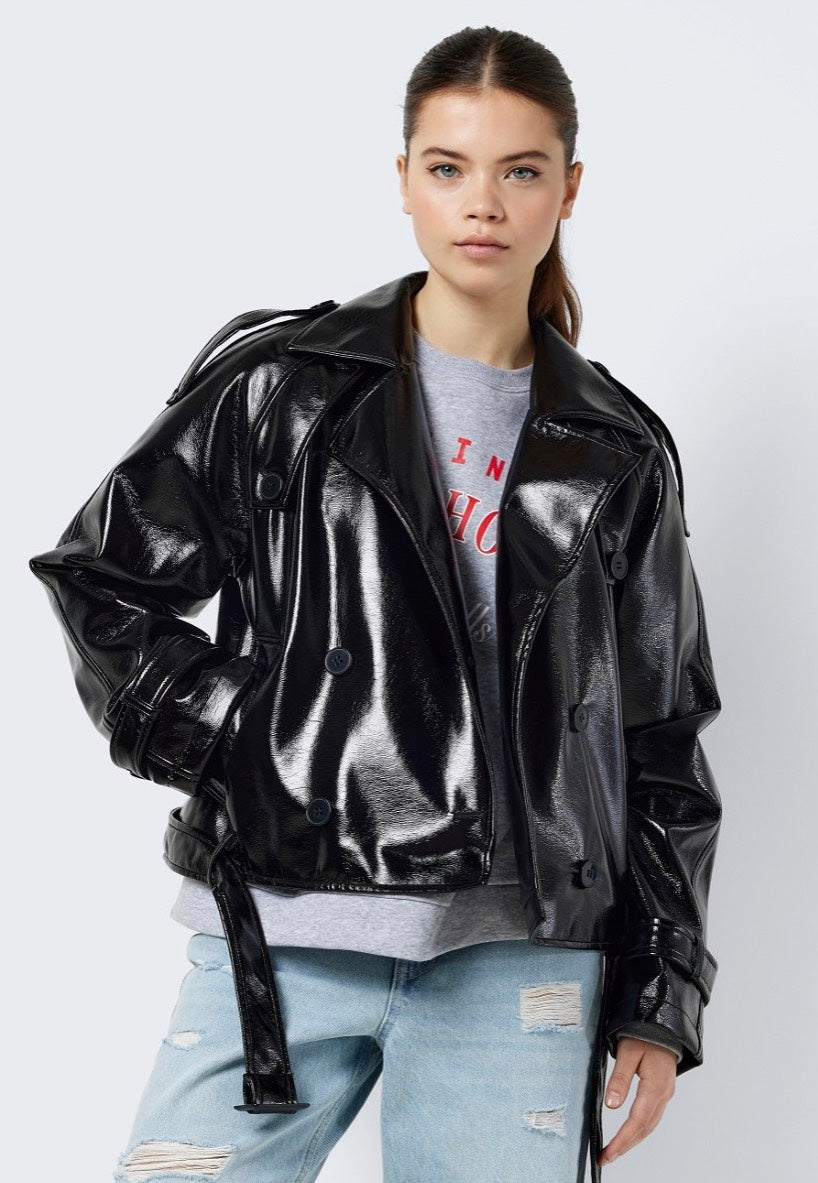 Noisy May Neal Vinyl Short Black - Jacket | Impericon