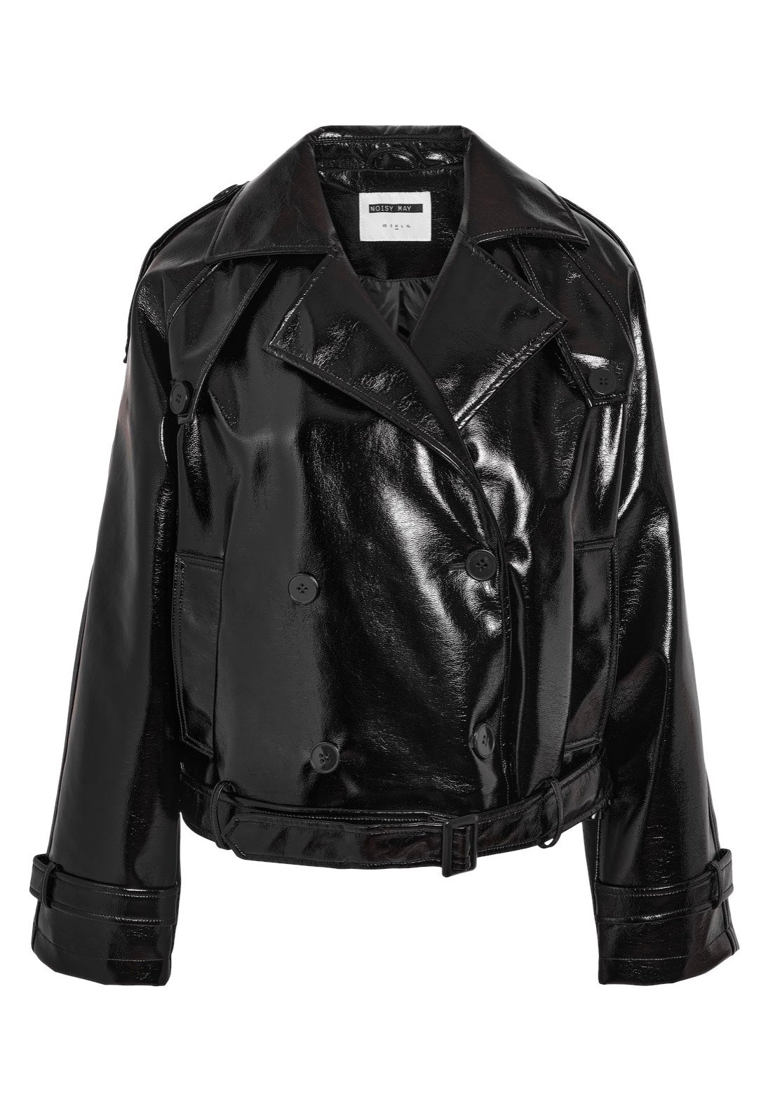 美品 MYLAN Collarless Short Jacket | Noir Collarless Short Jacket | Noir – MYLAN ONLINE SHOP