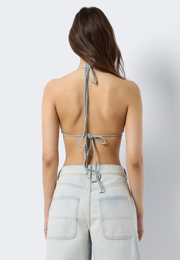 Noisy May - Bella Medium Blue Denim - Top | Women-Image
