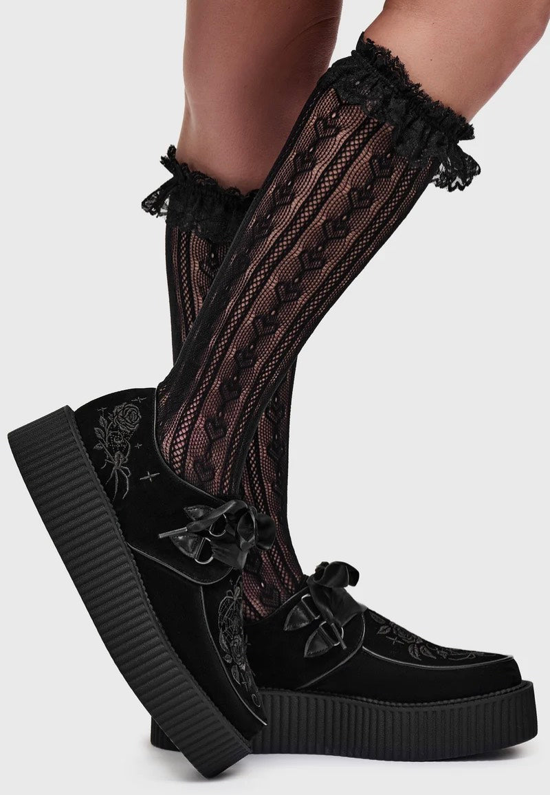 Killstar Nocturnal Creepers Black Girl Shoes | Women-Image