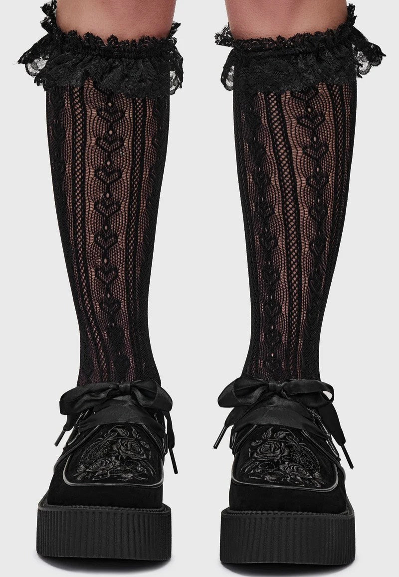 Killstar Nocturnal Creepers Black Girl Shoes | Women-Image