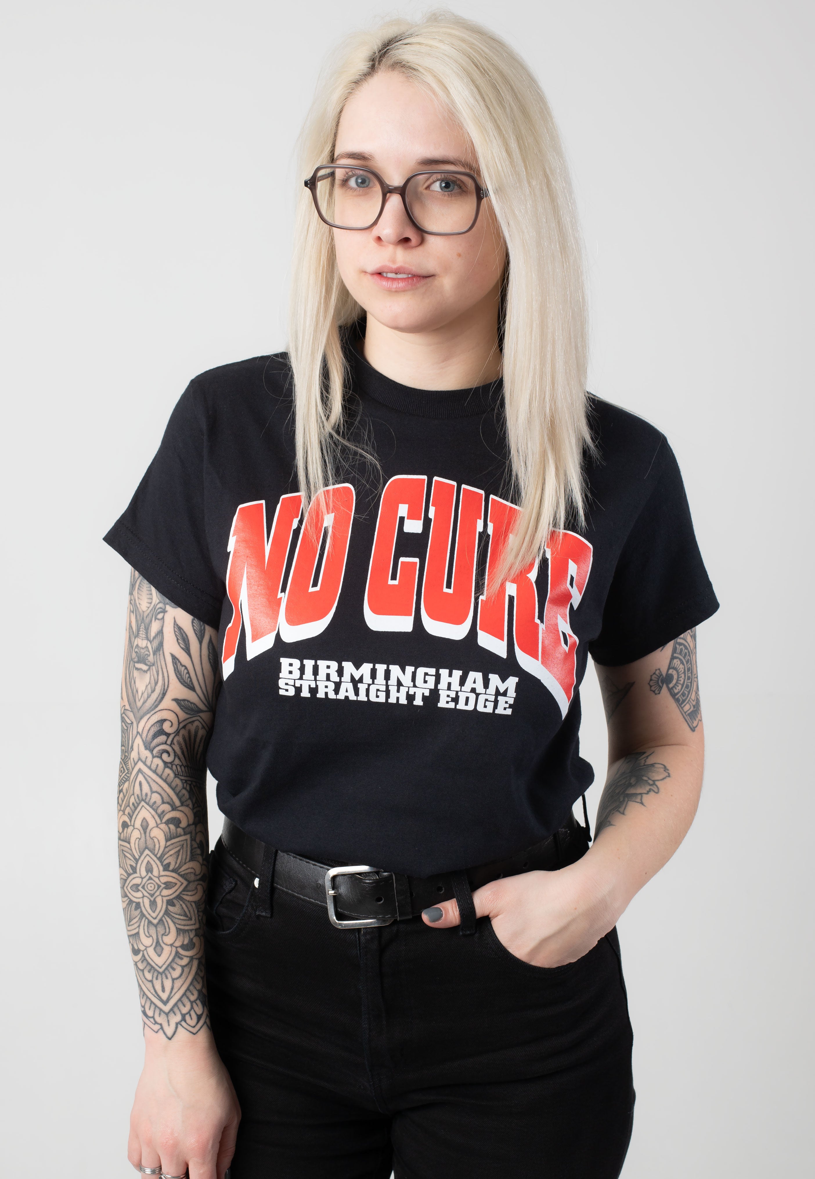 No Cure - Birmingham Straight Edge - T-Shirt | Women-Image