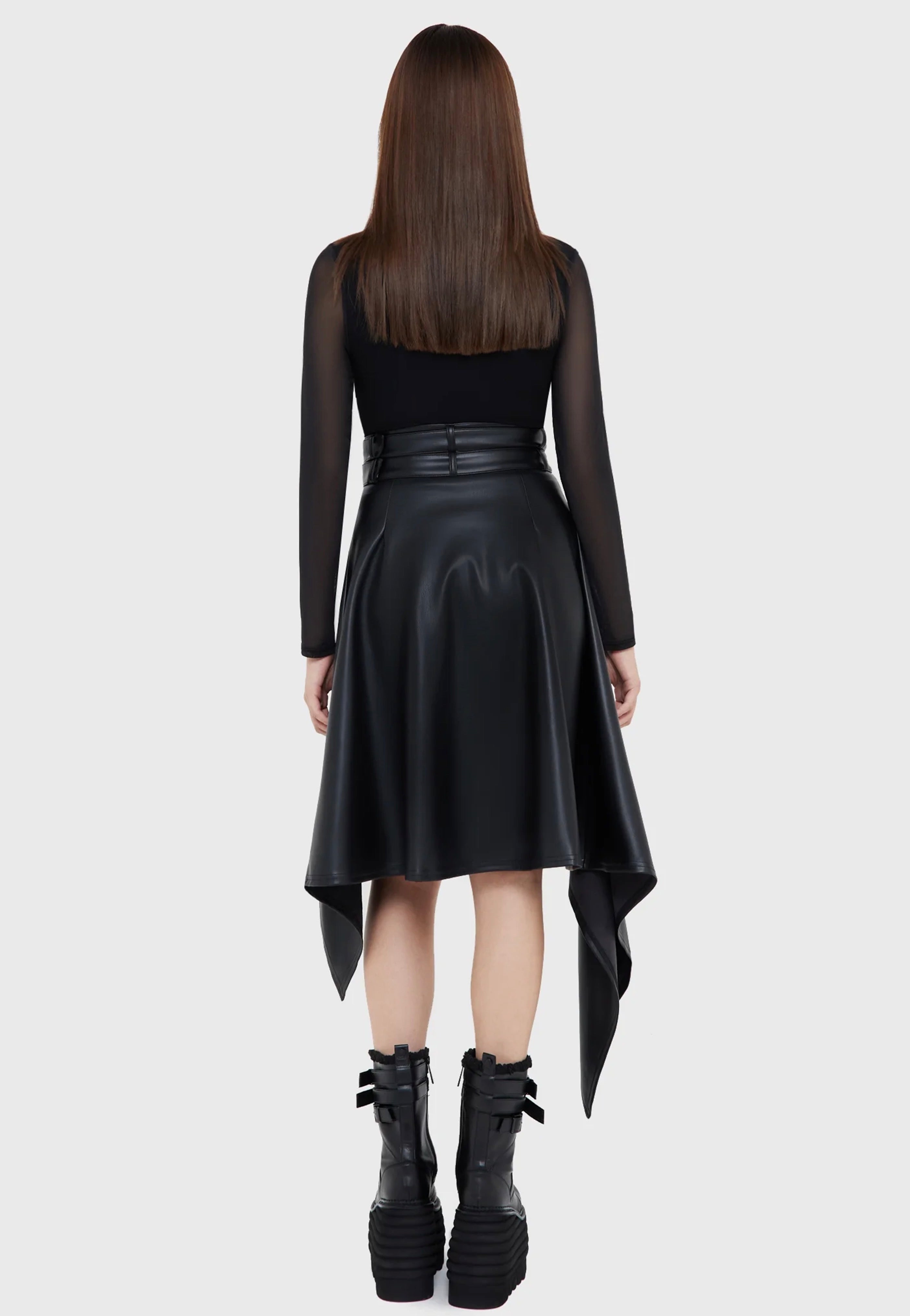 Killstar x Kihilist - Noir Ruin Black - Skirt | Women-Image