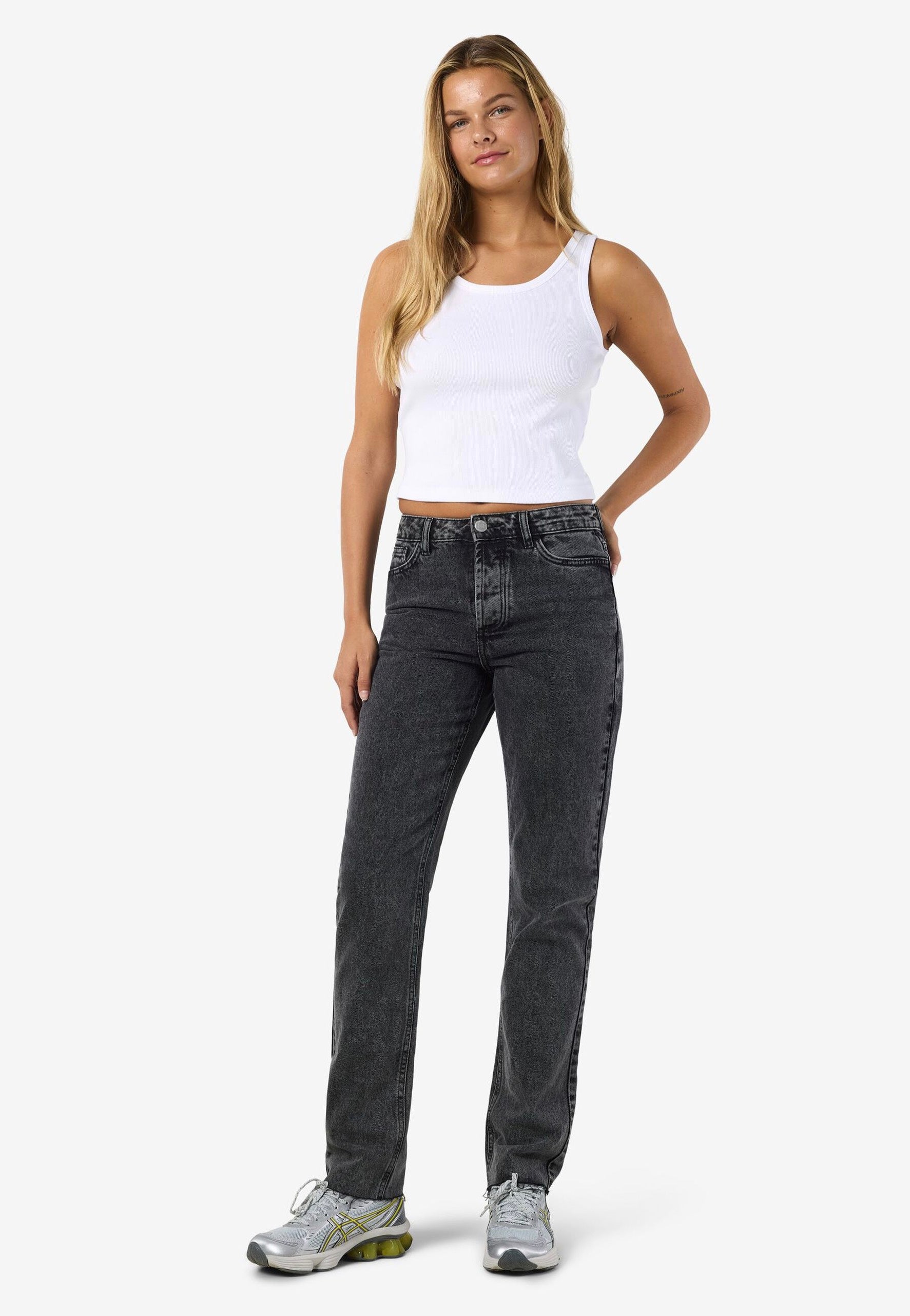Noisy May - Alva Slim Grey - Jeans | Women-Image