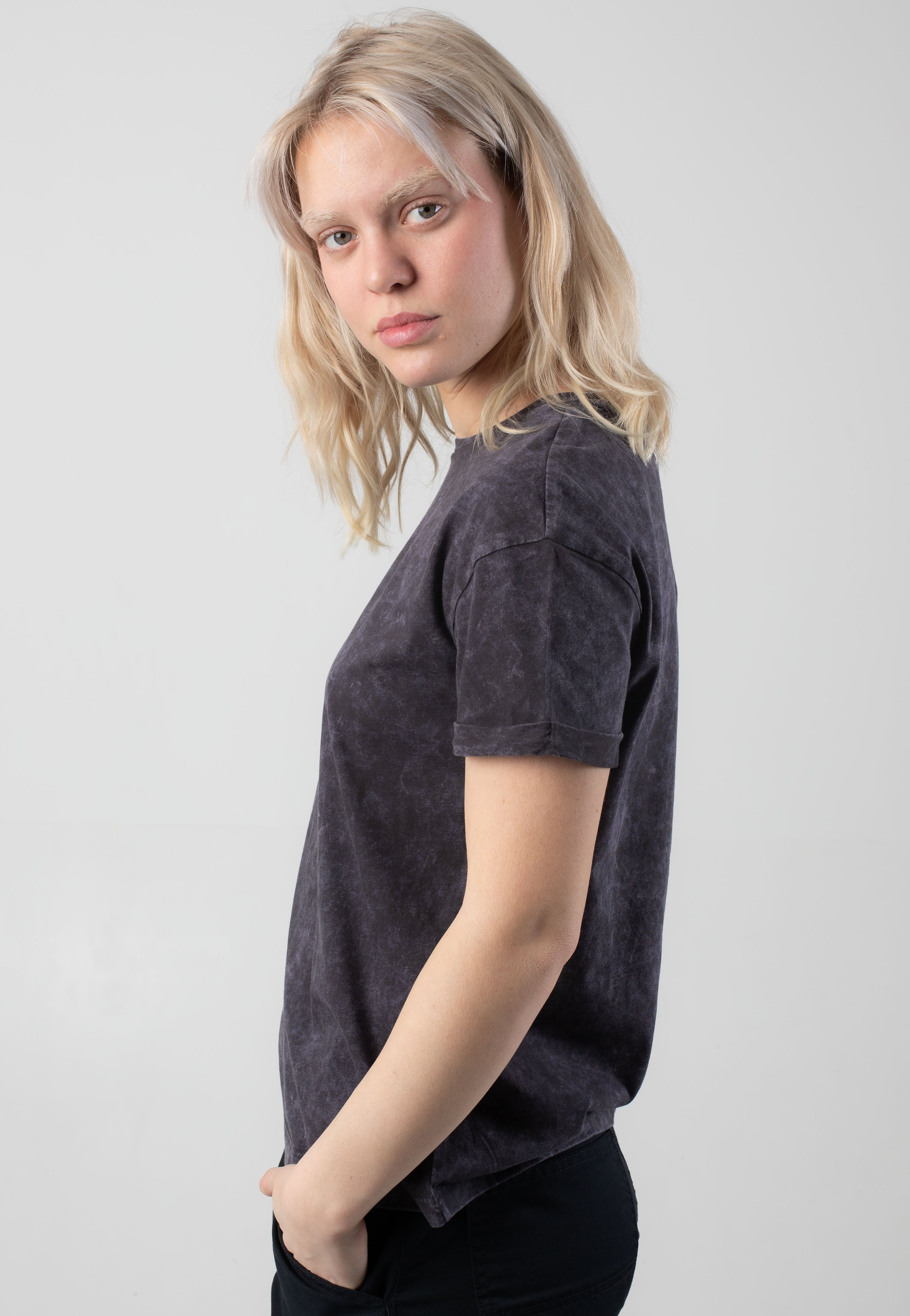 Noisy May - Brandy Washed Obsidian - T-Shirt | Women-Image