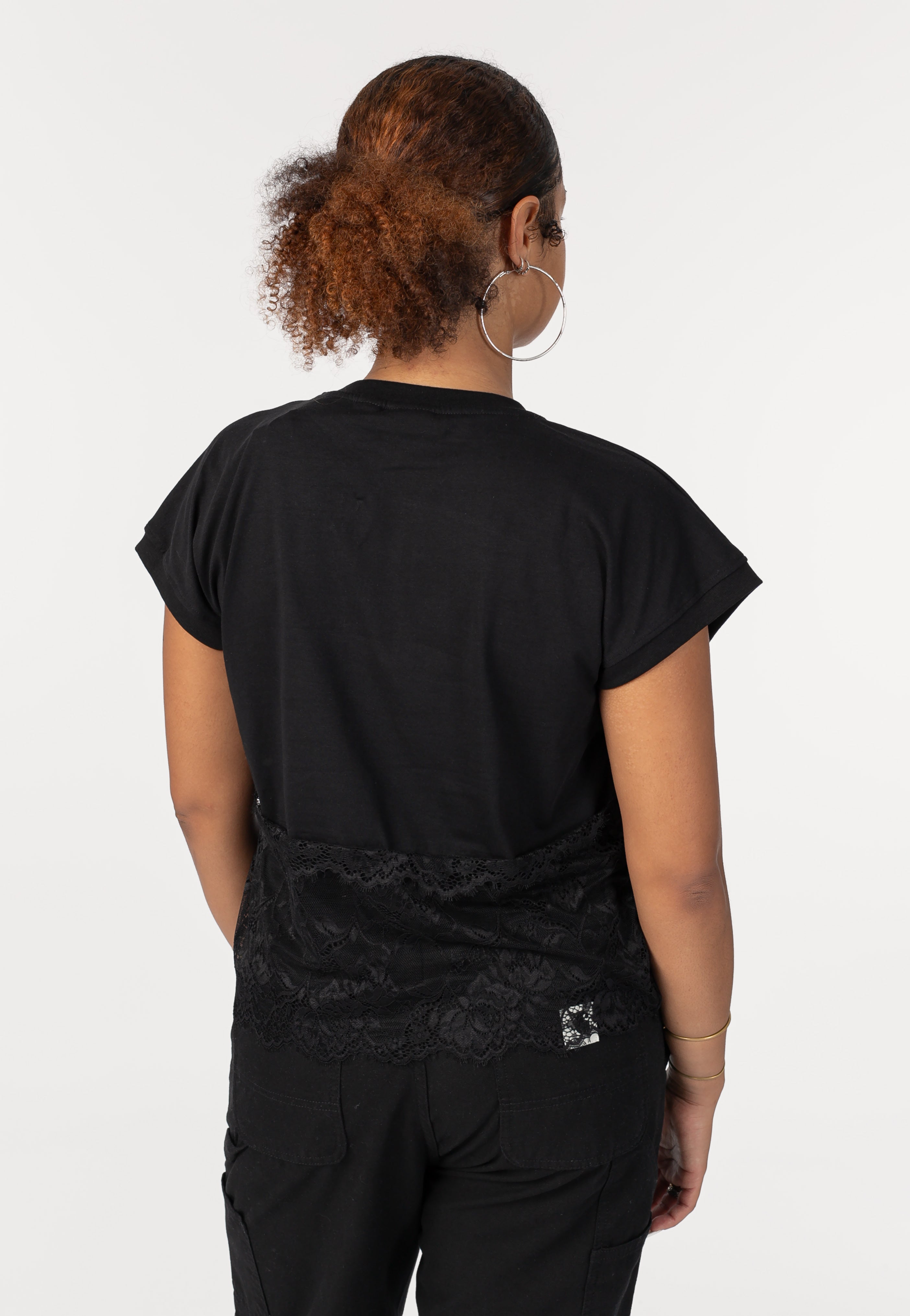 Noisy May - Easy Lace Black - T-Shirt | Women-Image