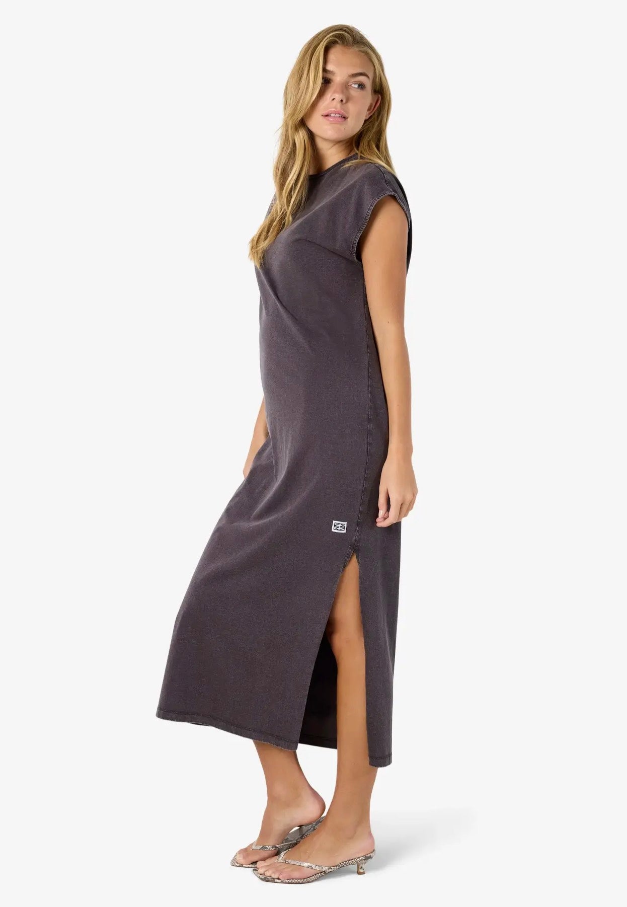 Noisy May - Filipa Midi Obsidian Washed - Dress | Women-Image