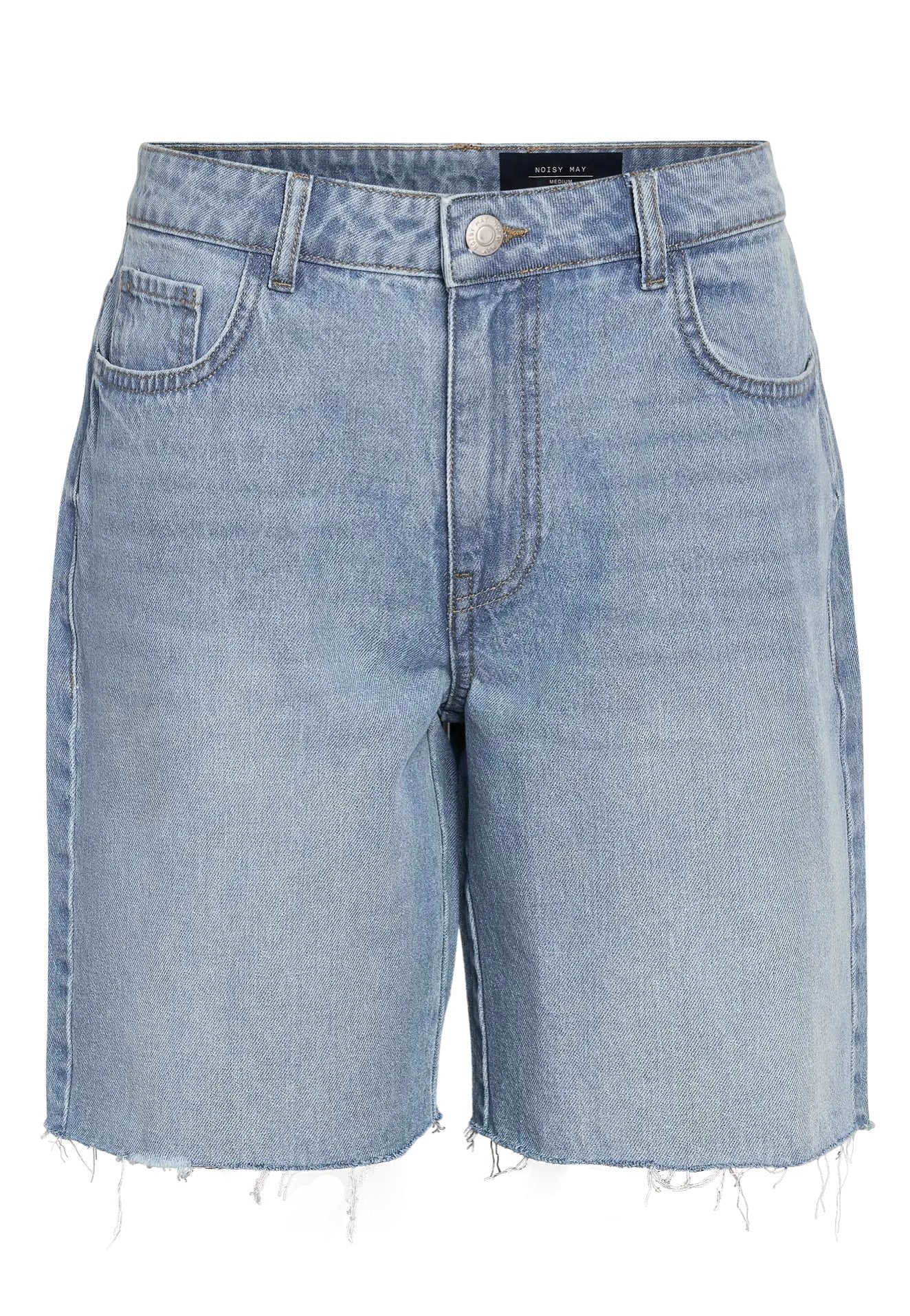 Noisy May - Holla Loose Light Blue Denim - Shorts | Women-Image