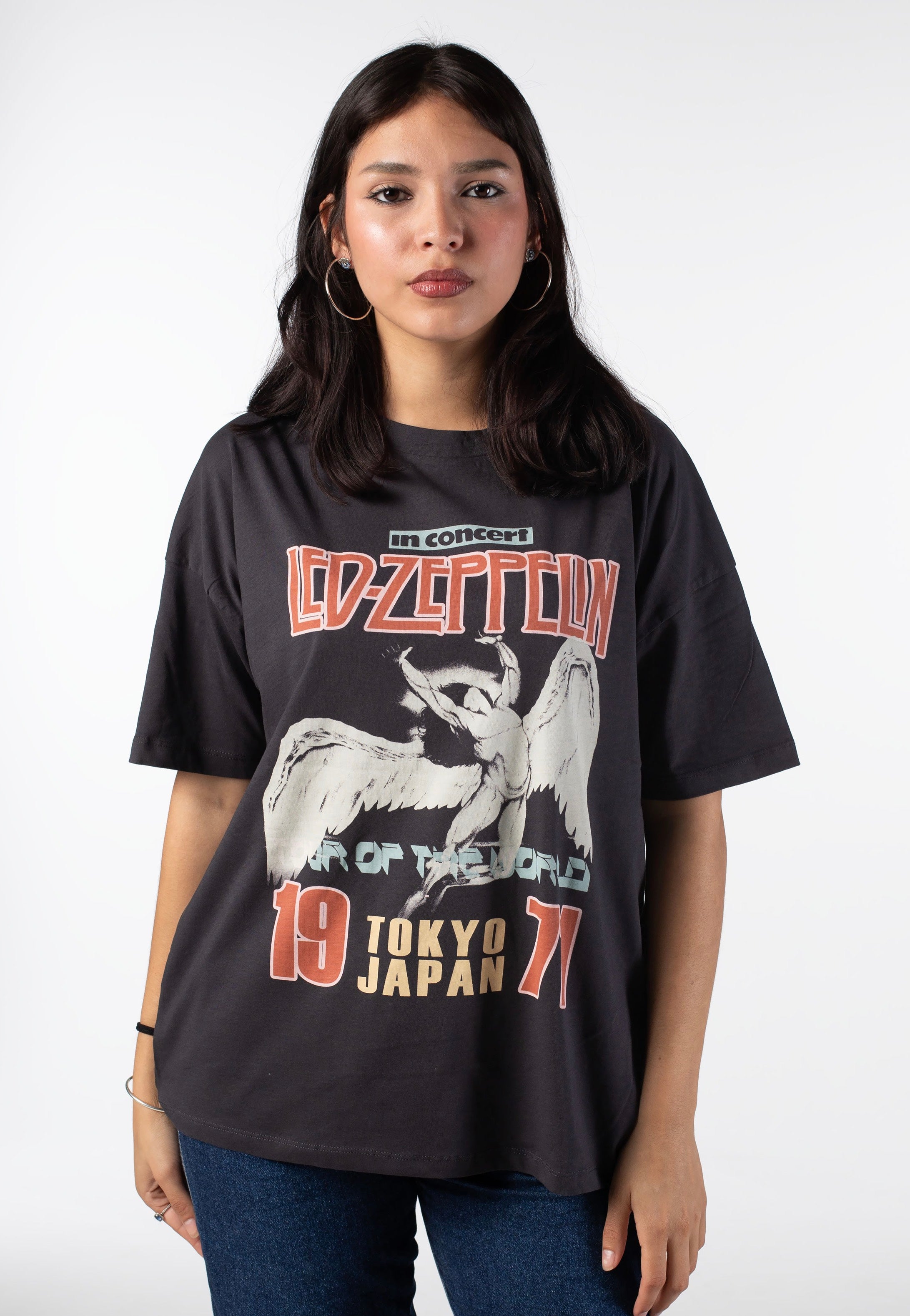 Noisy May - Ida Led Zeppelin Obsidian - T-Shirt | Women-Image