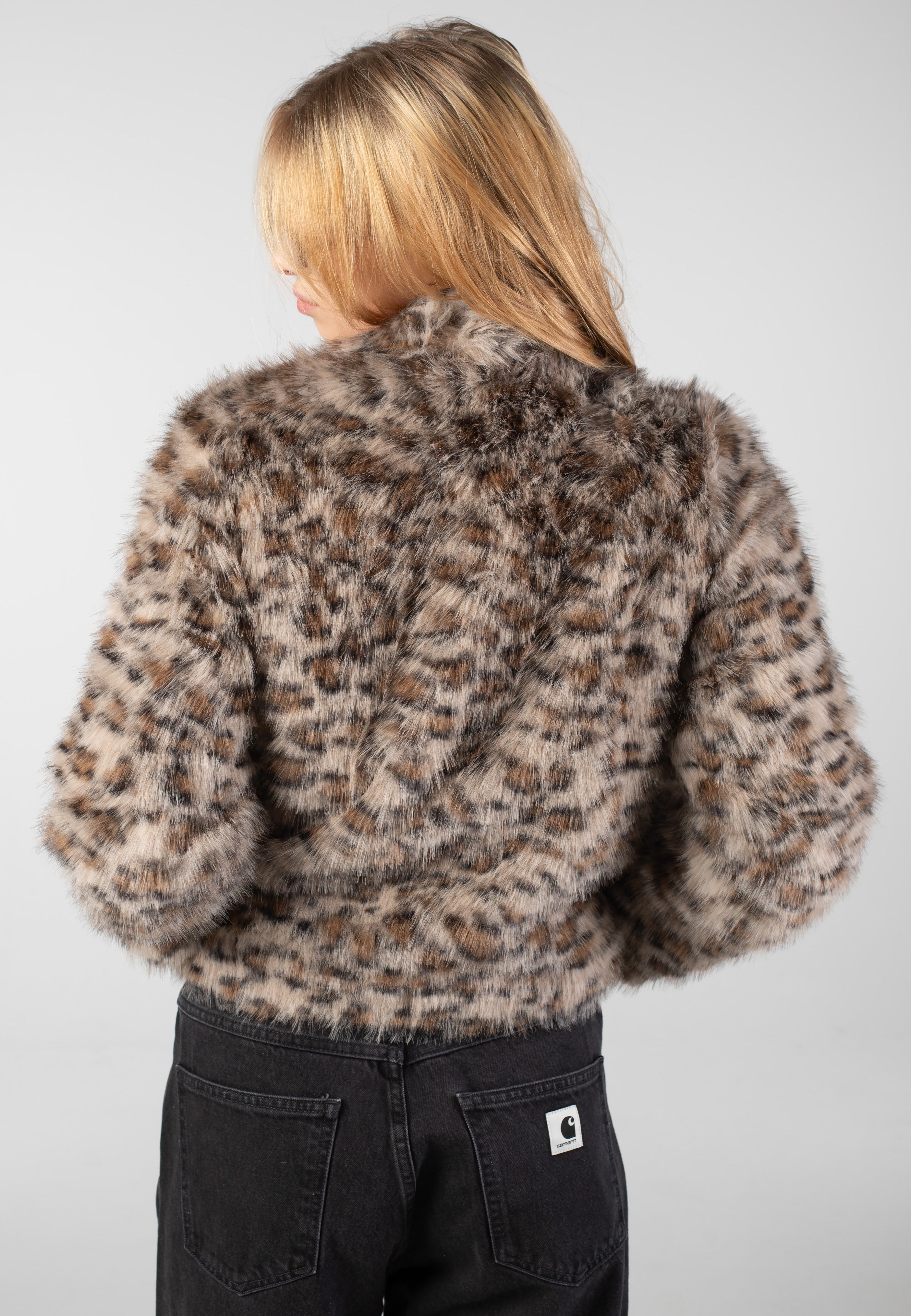 Noisy May - Jennifer Fur Birch Leo - Jacket | Women-Image