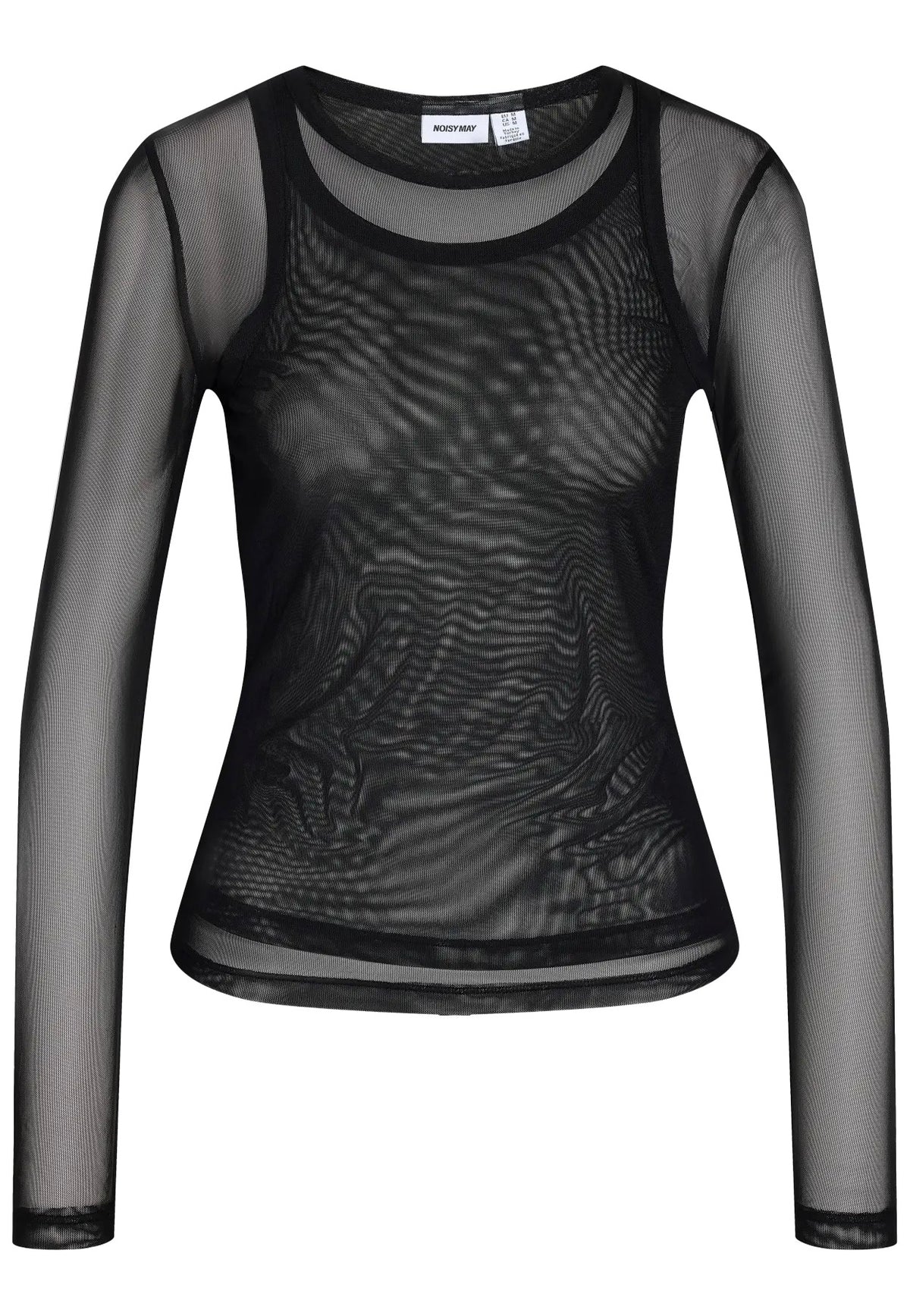 Noisy May Judith Doublelayer Mesh Black Haut | Women-Image