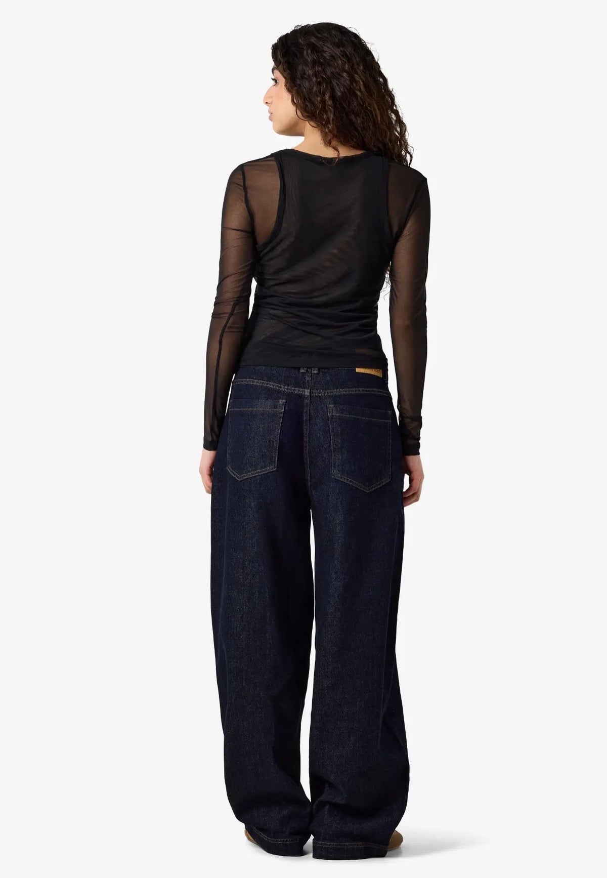 Noisy May Judith Doublelayer Mesh Black Haut | Women-Image