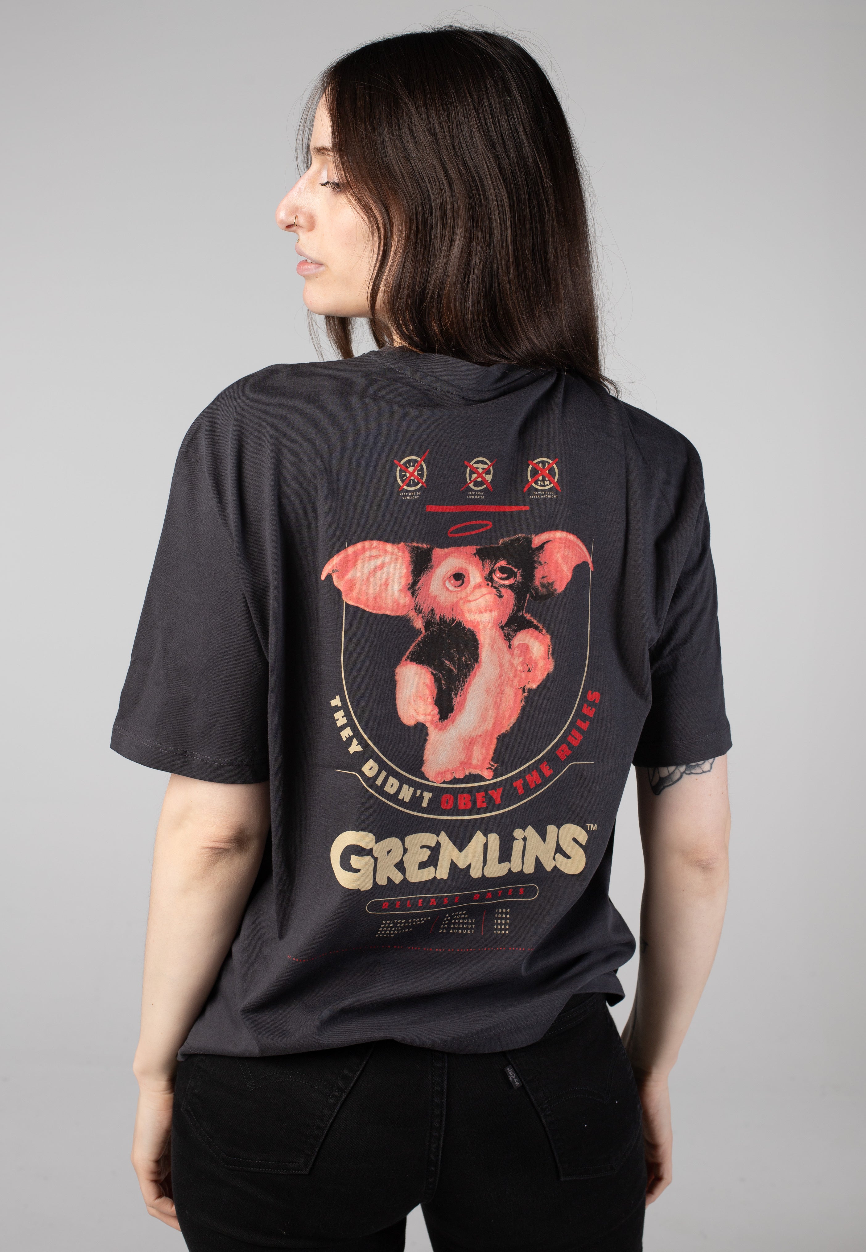 Noisy May x Gremlins - Karla Halloween Obsidian - T-Shirt | Women-Image