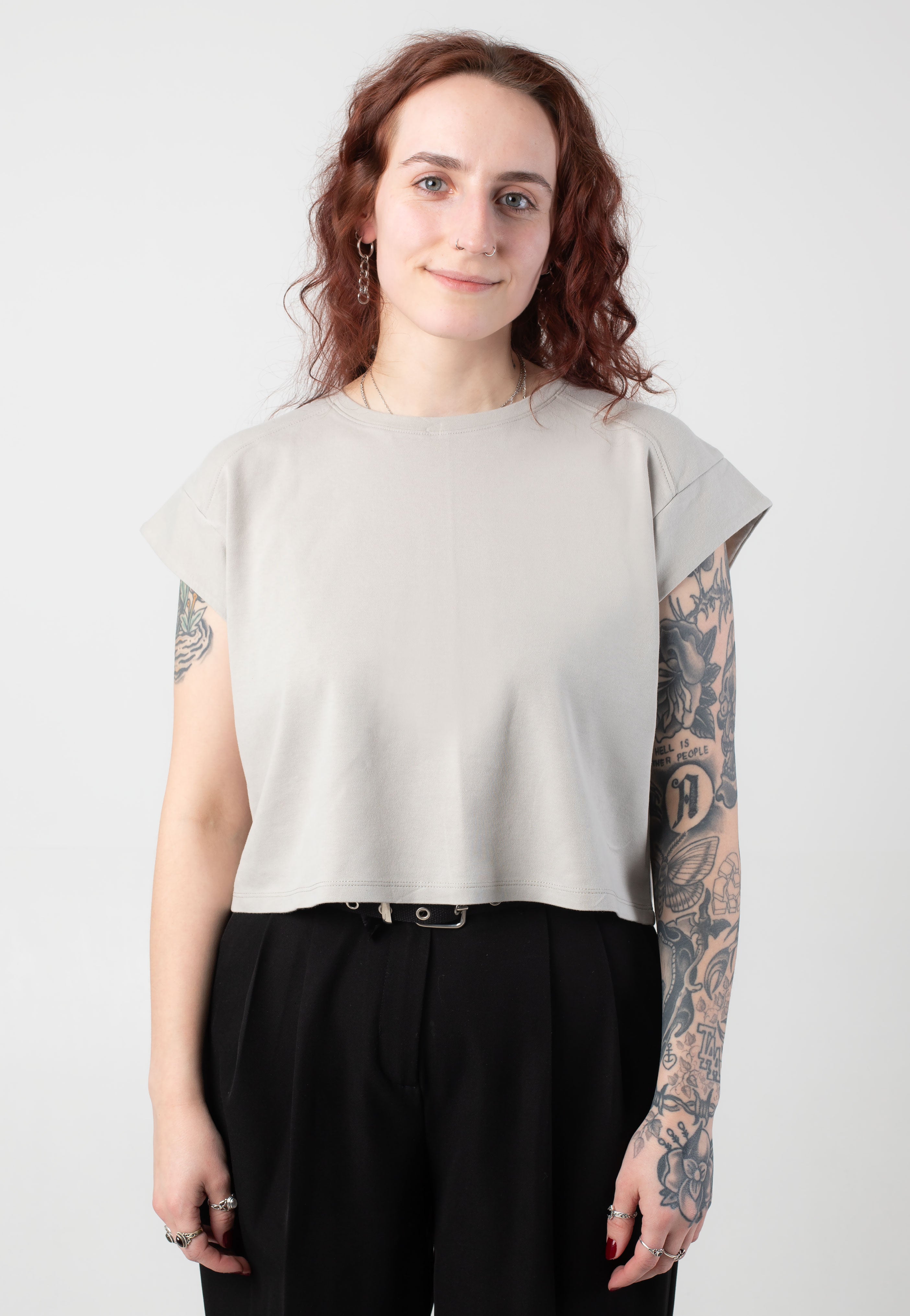 Noisy May - Kim Ghost Gray - T-Shirt | Women-Image