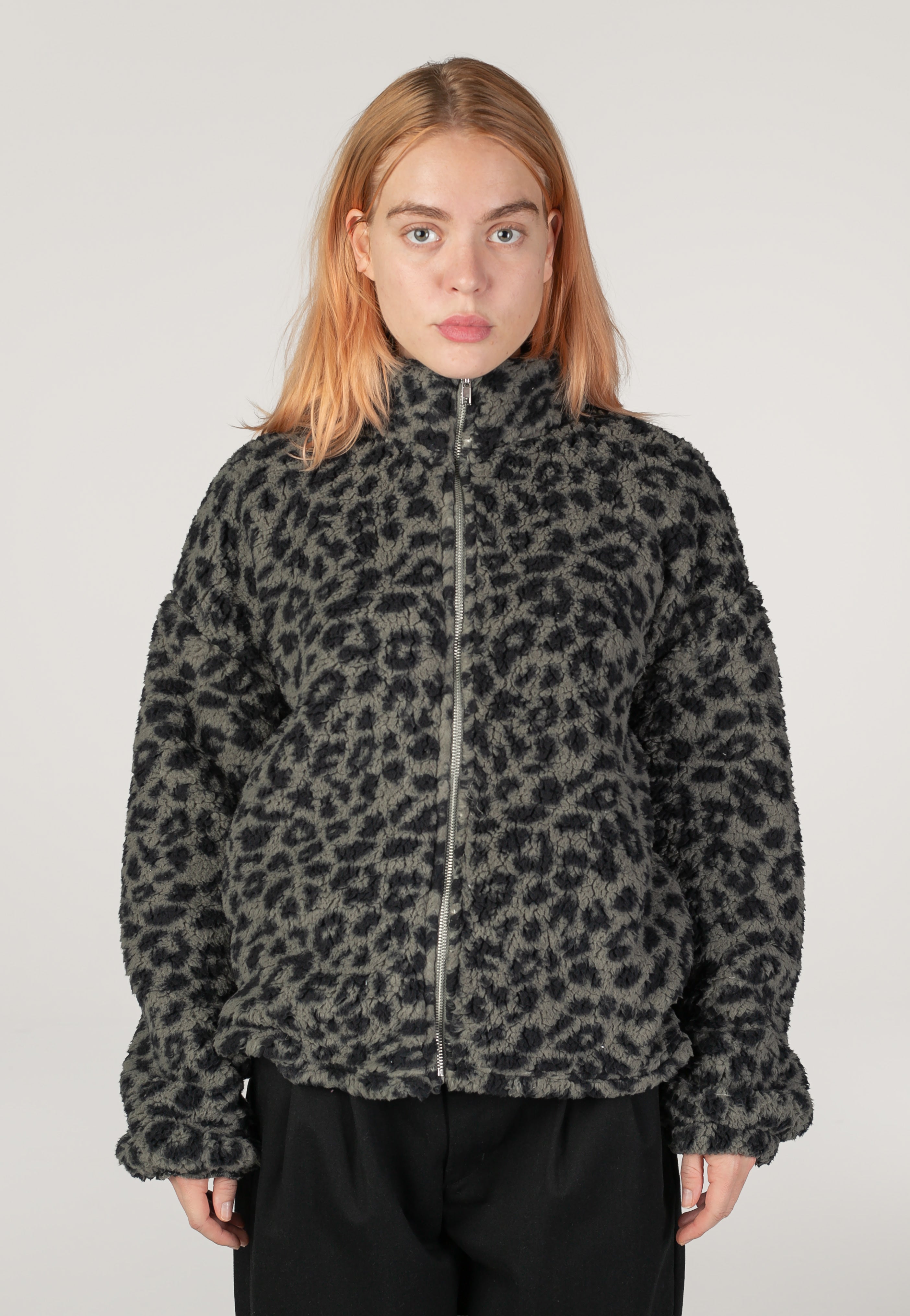 Noisy May - Luca Check Soft Fleece Grey - Jacket | Women-Image