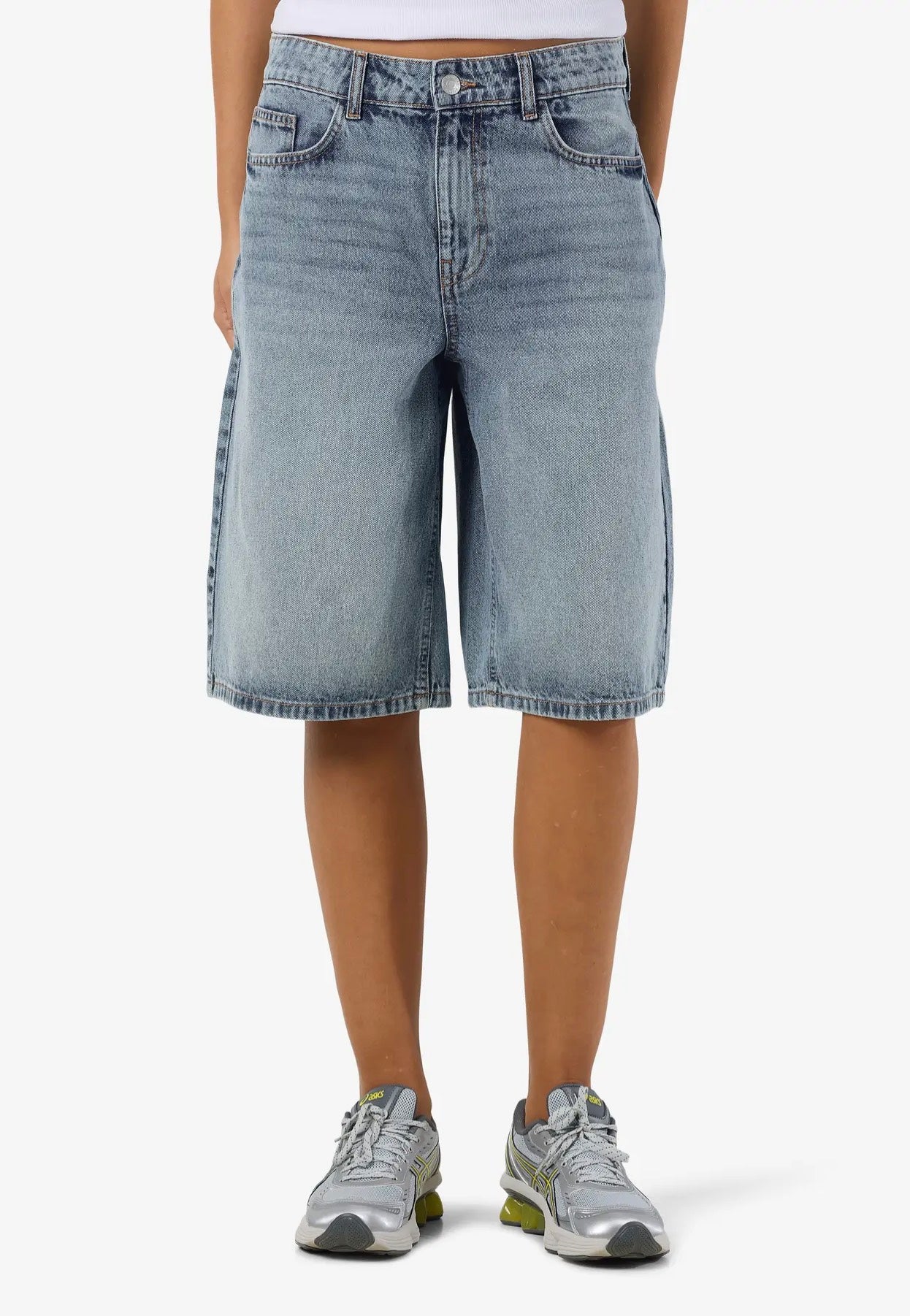 Noisy May - Mindie Light Blue Denim - Shorts | Women-Image