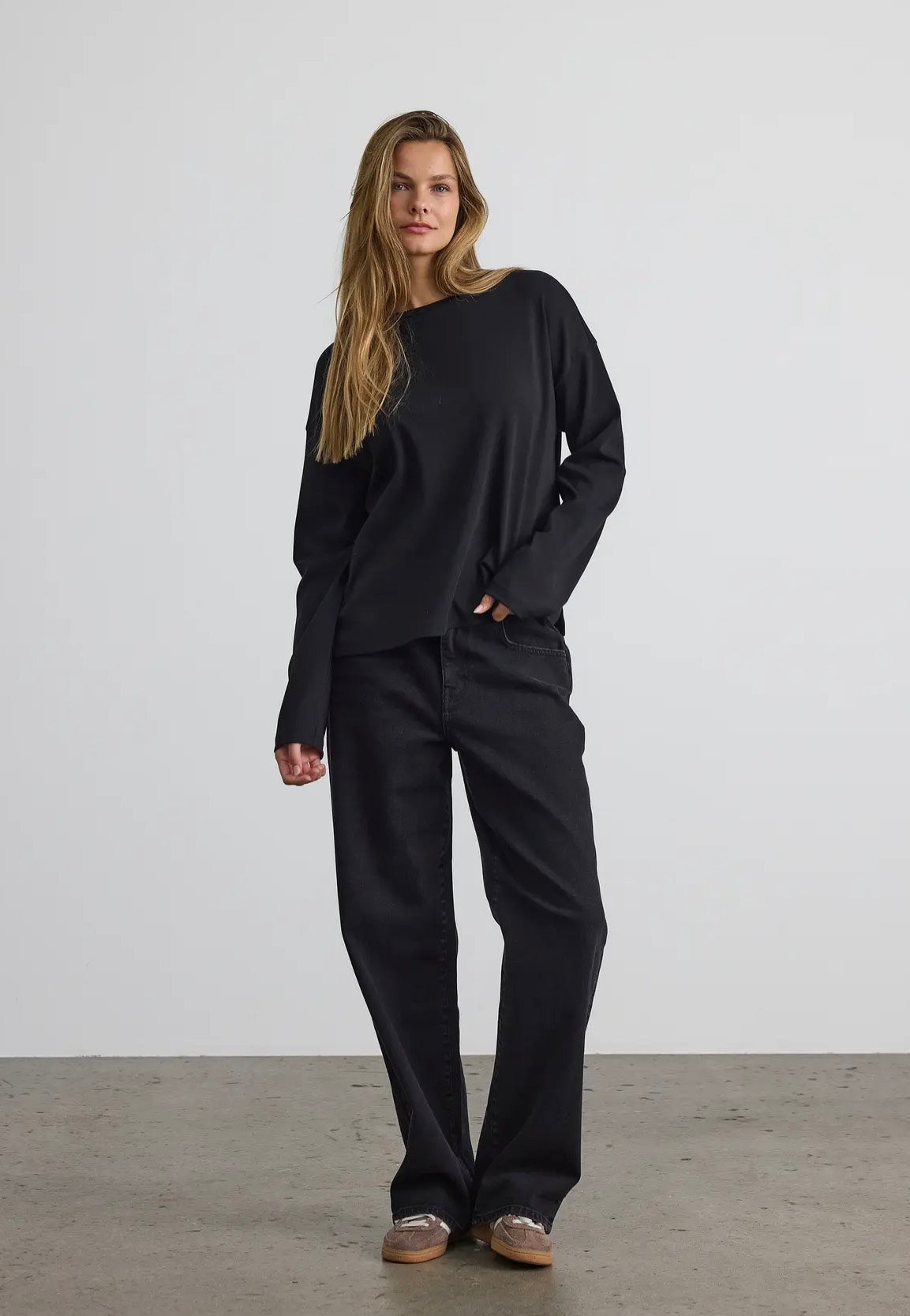 Noisy May - Mocca Black - Longsleeve | Women-Image