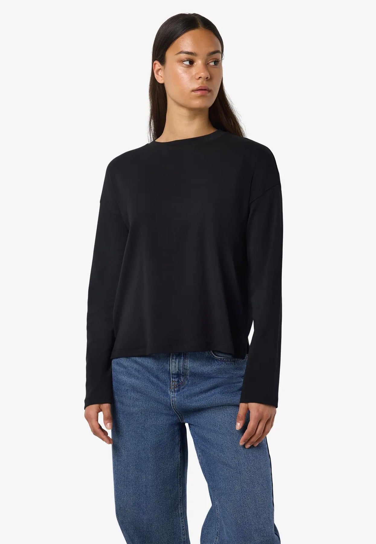 Noisy May - Mocca Black - Longsleeve | Women-Image
