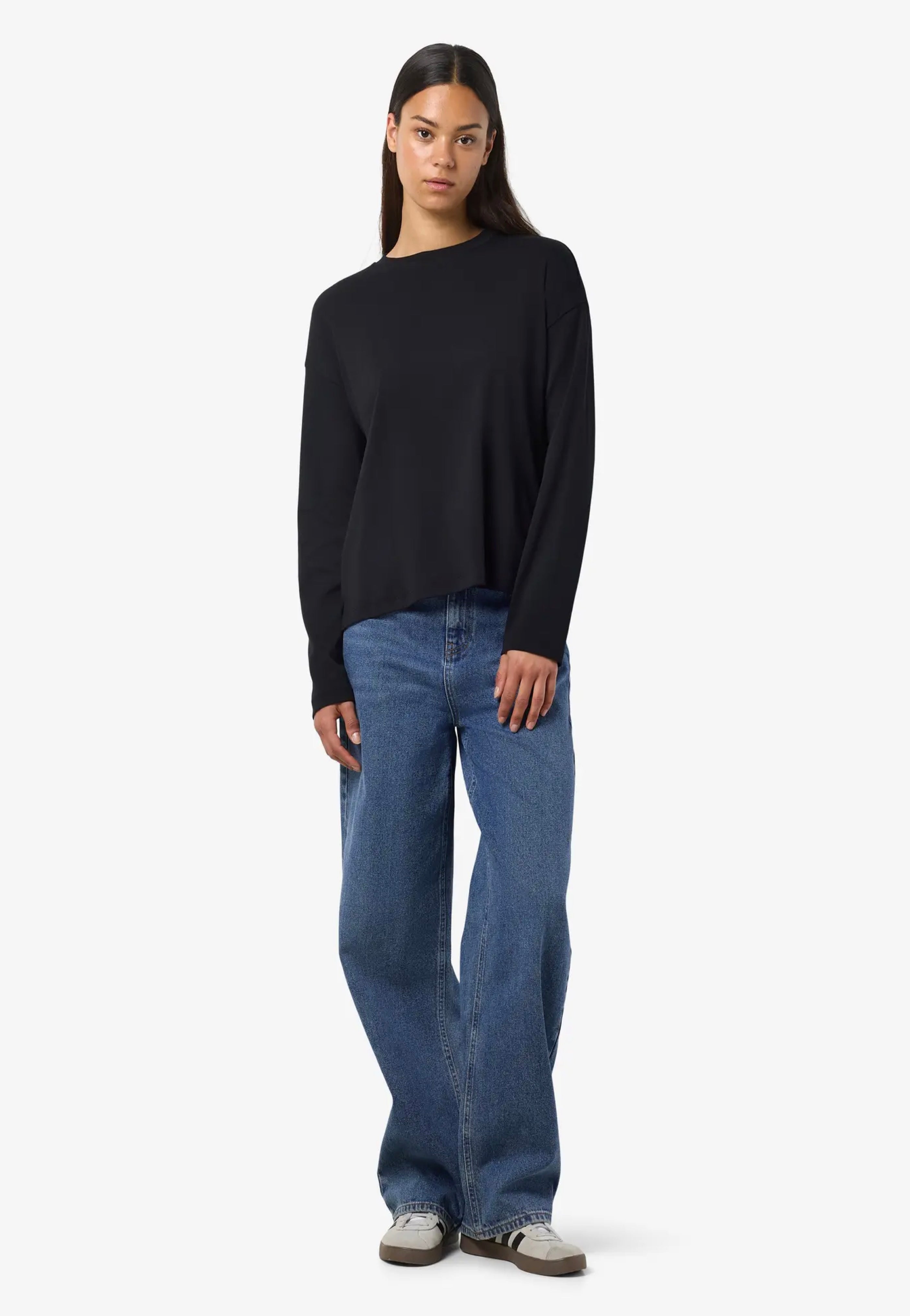 Noisy May - Mocca Black - Longsleeve | Women-Image