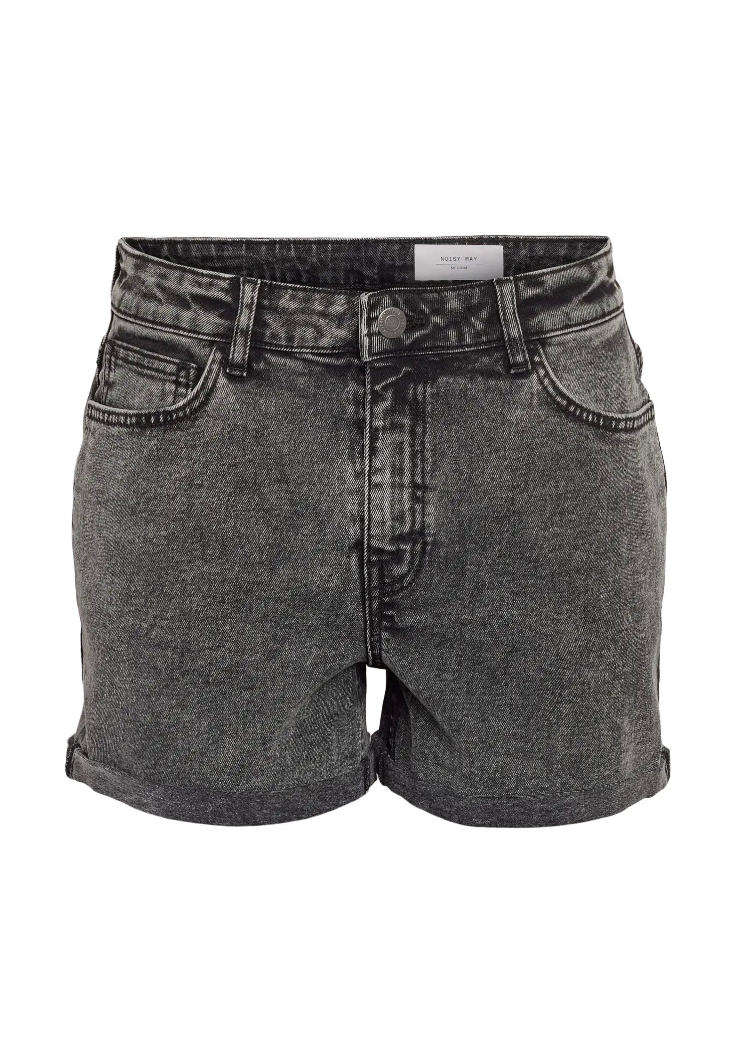 Noisy May - Moni Dark Grey Denim - Shorts | Women-Image