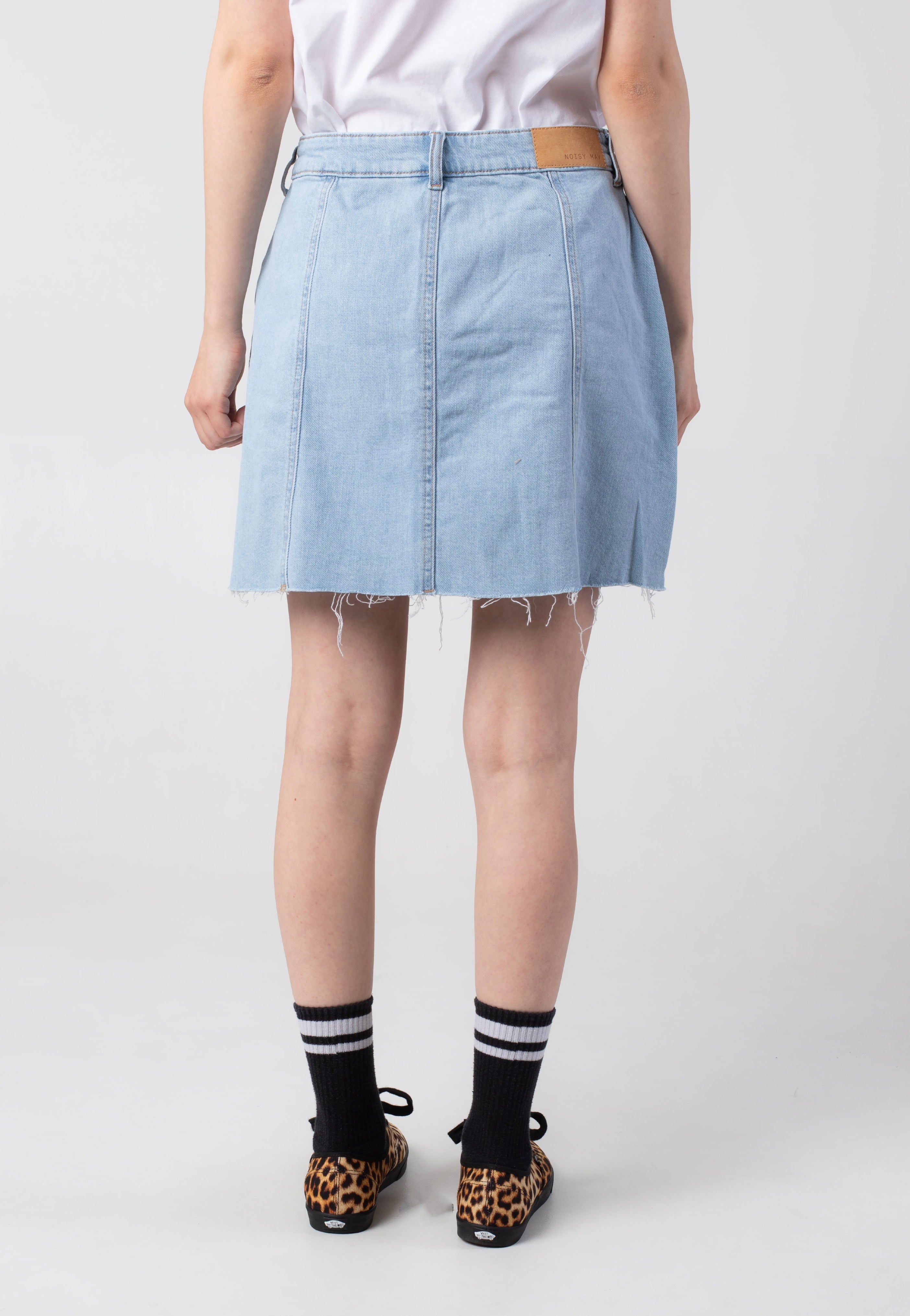 Noisy May - Nine Short Light Blue Denim - Skirt | Women-Image
