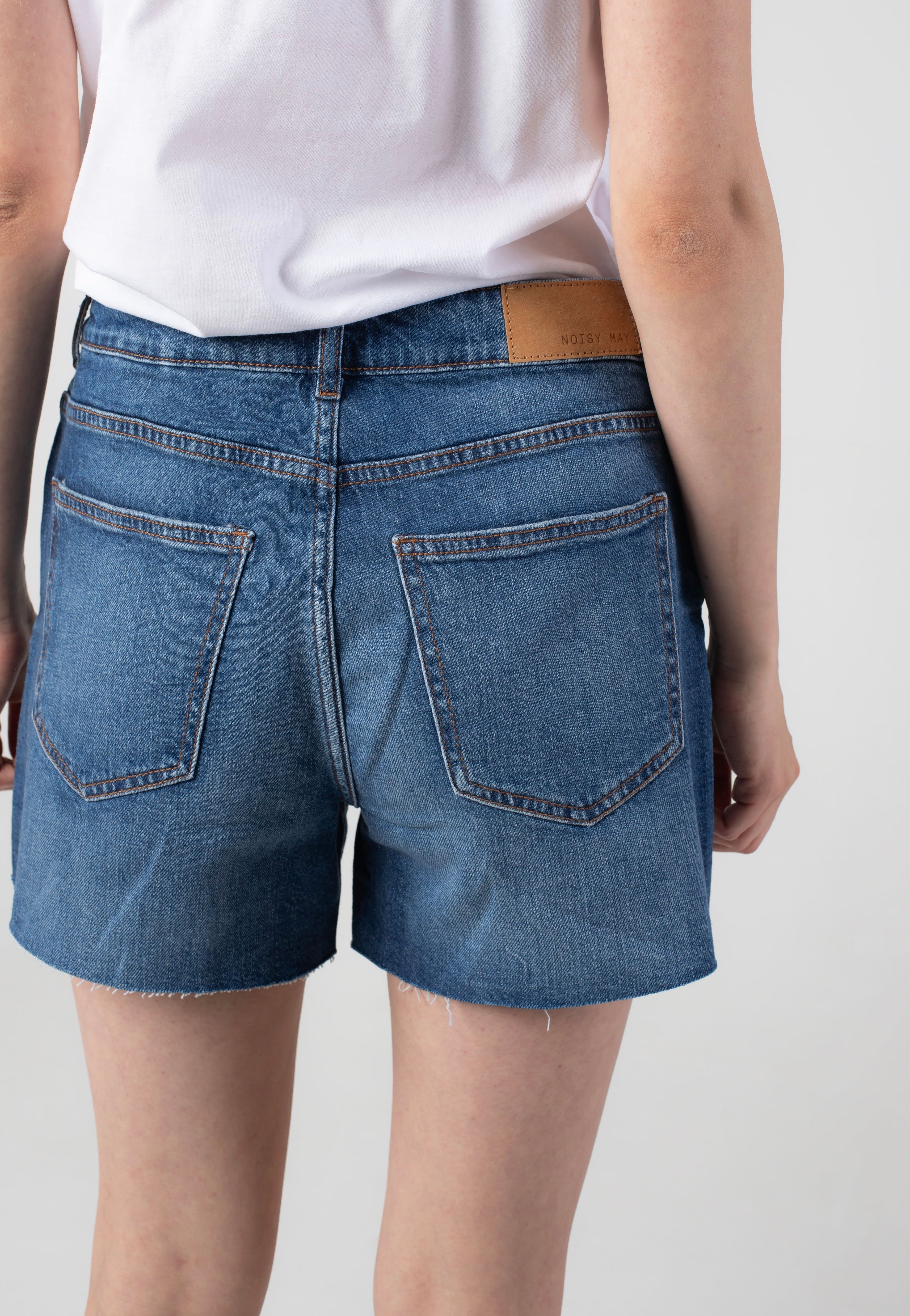 Noisy May - Rolla Regular Medium Blue Denim - Shorts | Women-Image
