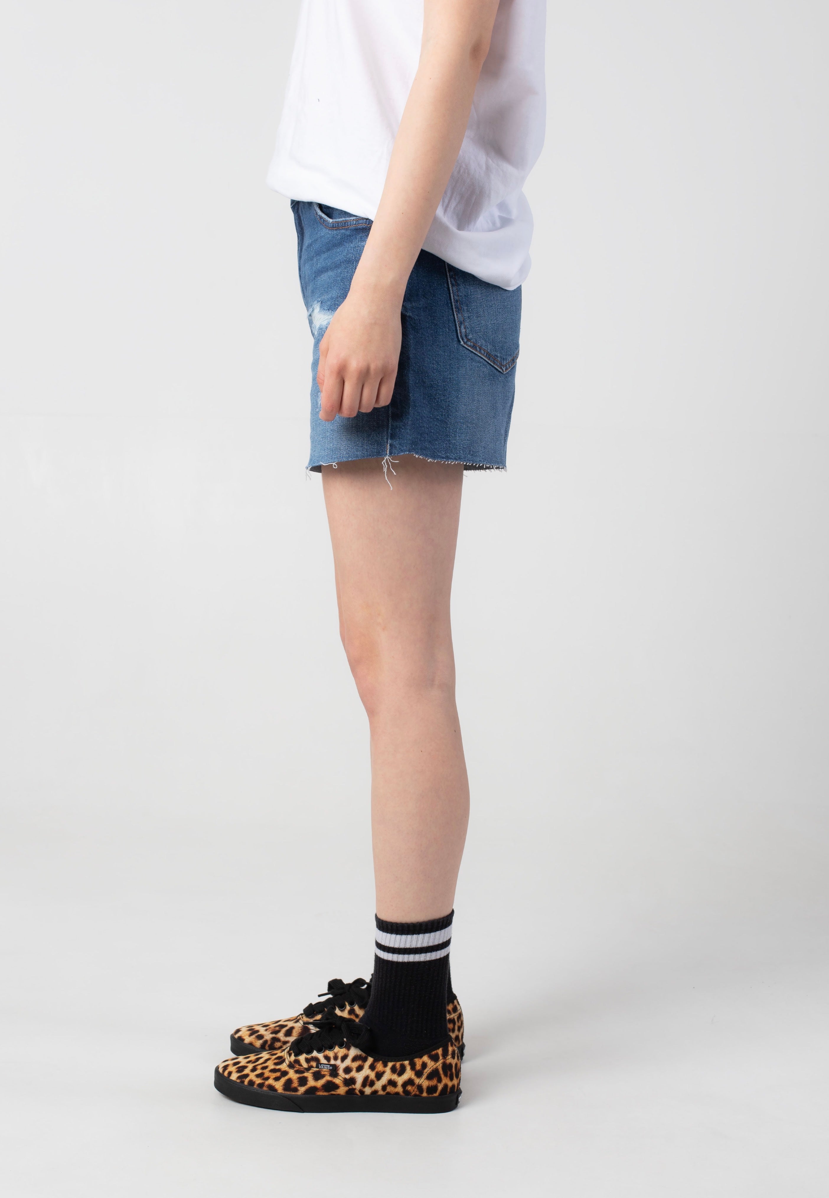 Noisy May - Rolla Regular Medium Blue Denim - Shorts | Women-Image