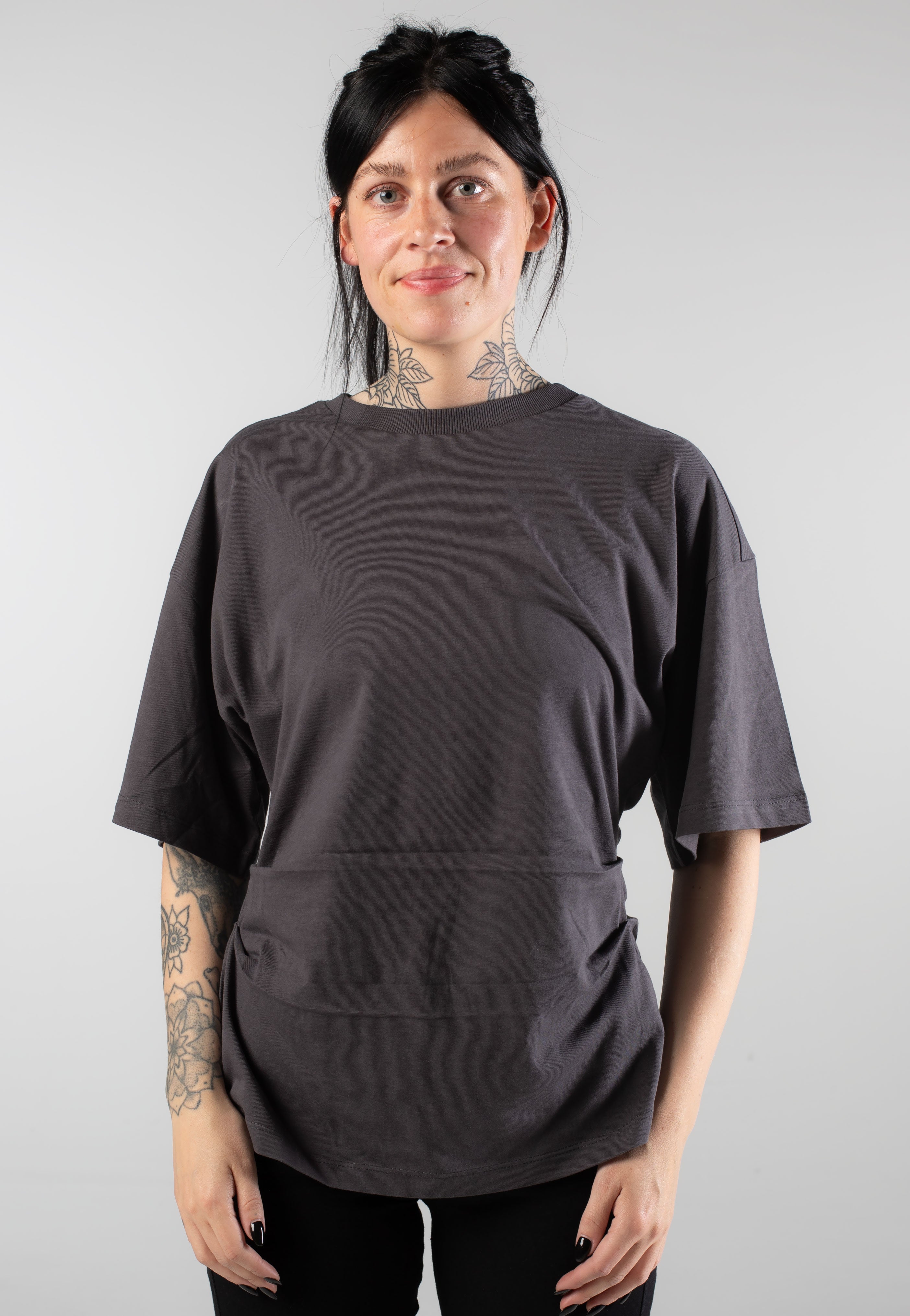 Noisy May - Tori Waisted Obsidian - T-Shirt | Women-Image