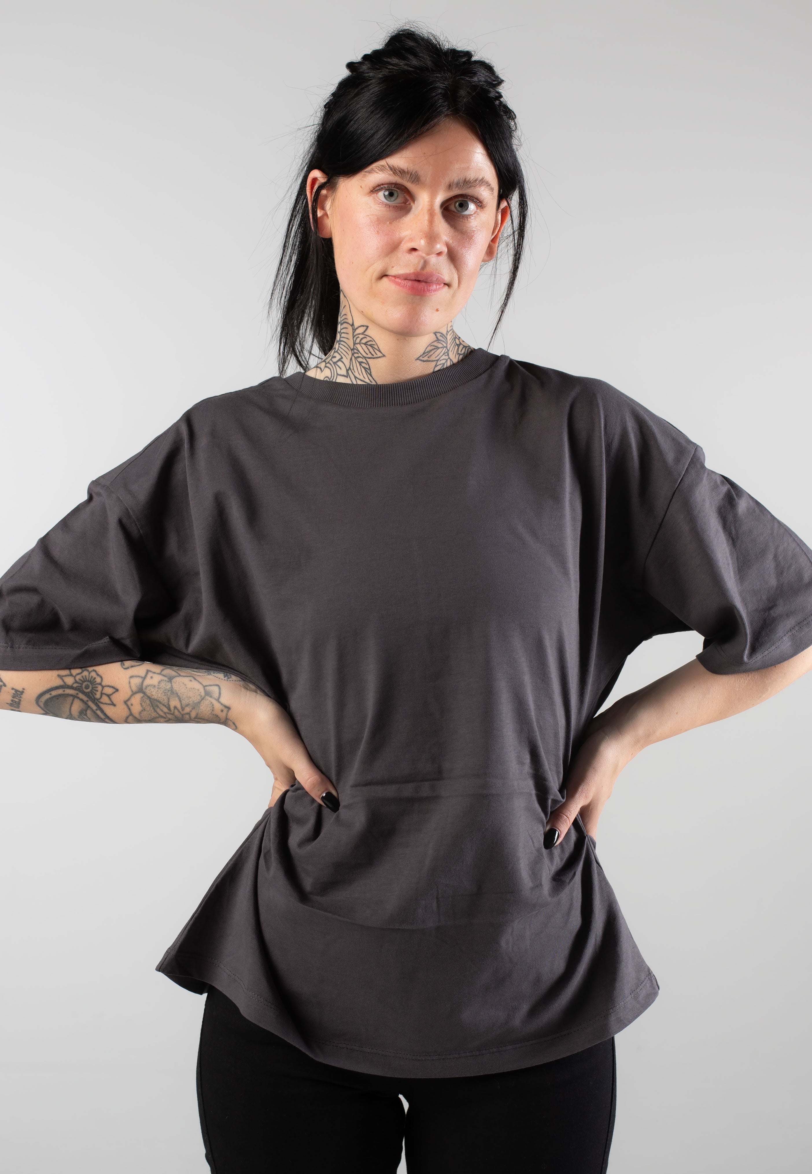 Noisy May - Tori Waisted Obsidian - T-Shirt | Women-Image