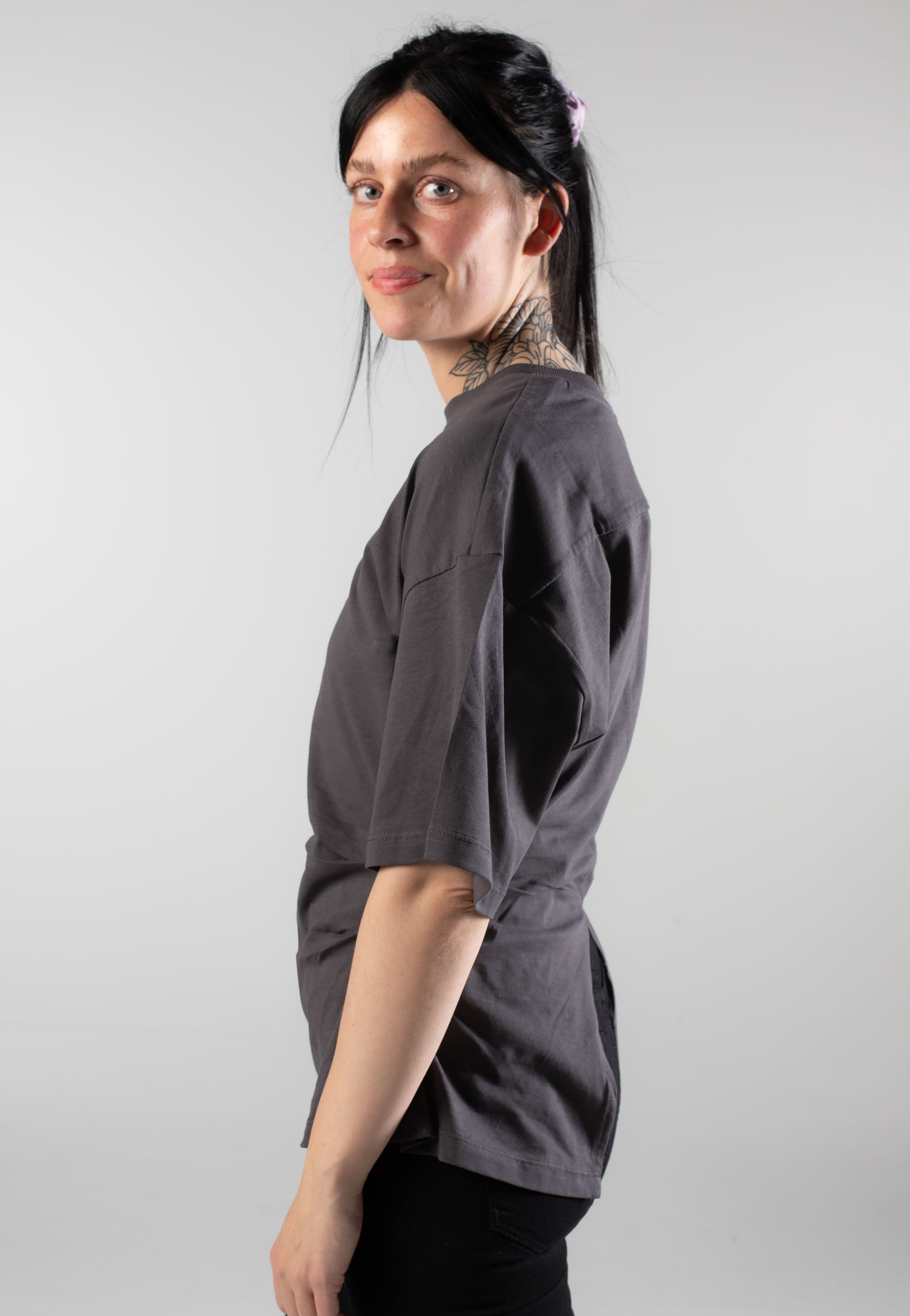Noisy May - Tori Waisted Obsidian - T-Shirt | Women-Image