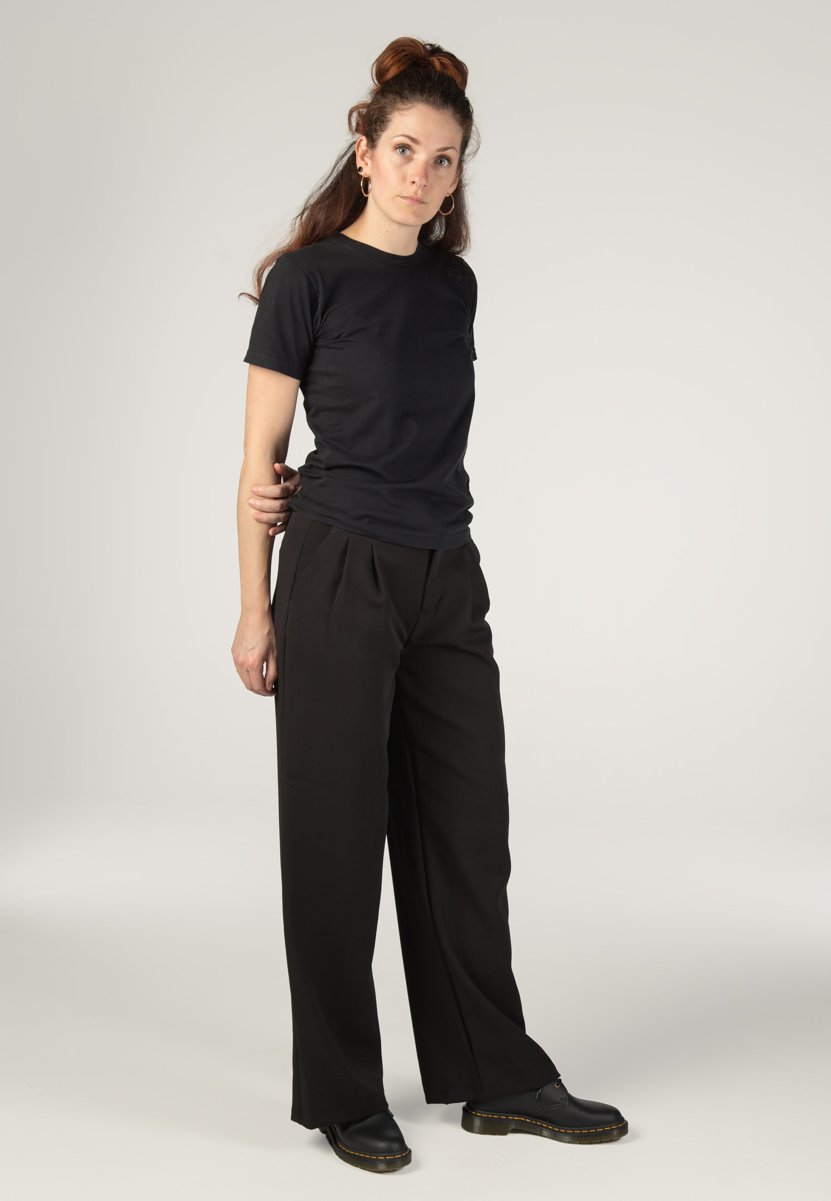 Noisy May - Viola Wide Black - Pants | Women-Image