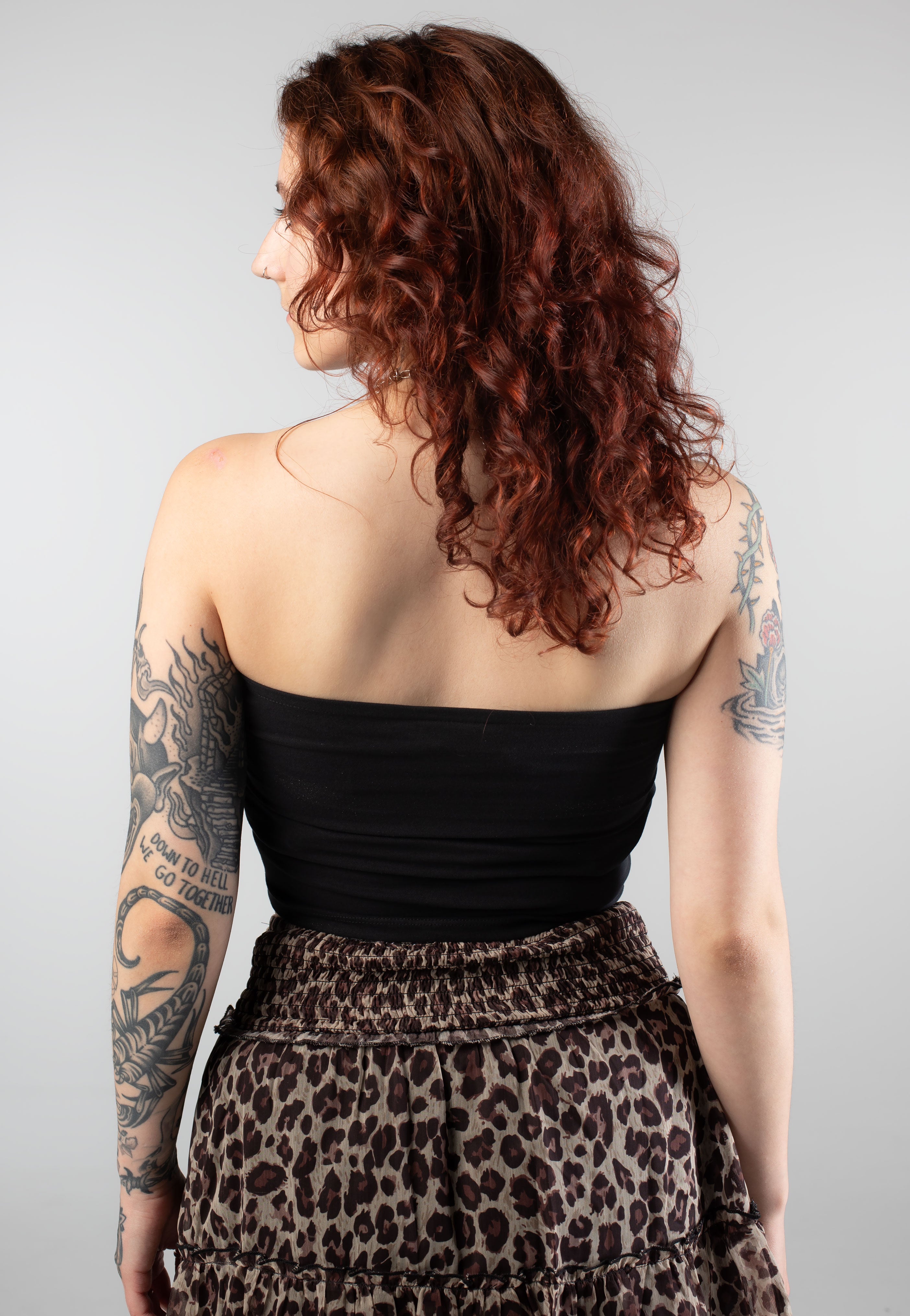 Noisy May - Brandon Bandeau Black Bright White - Top | Women-Image