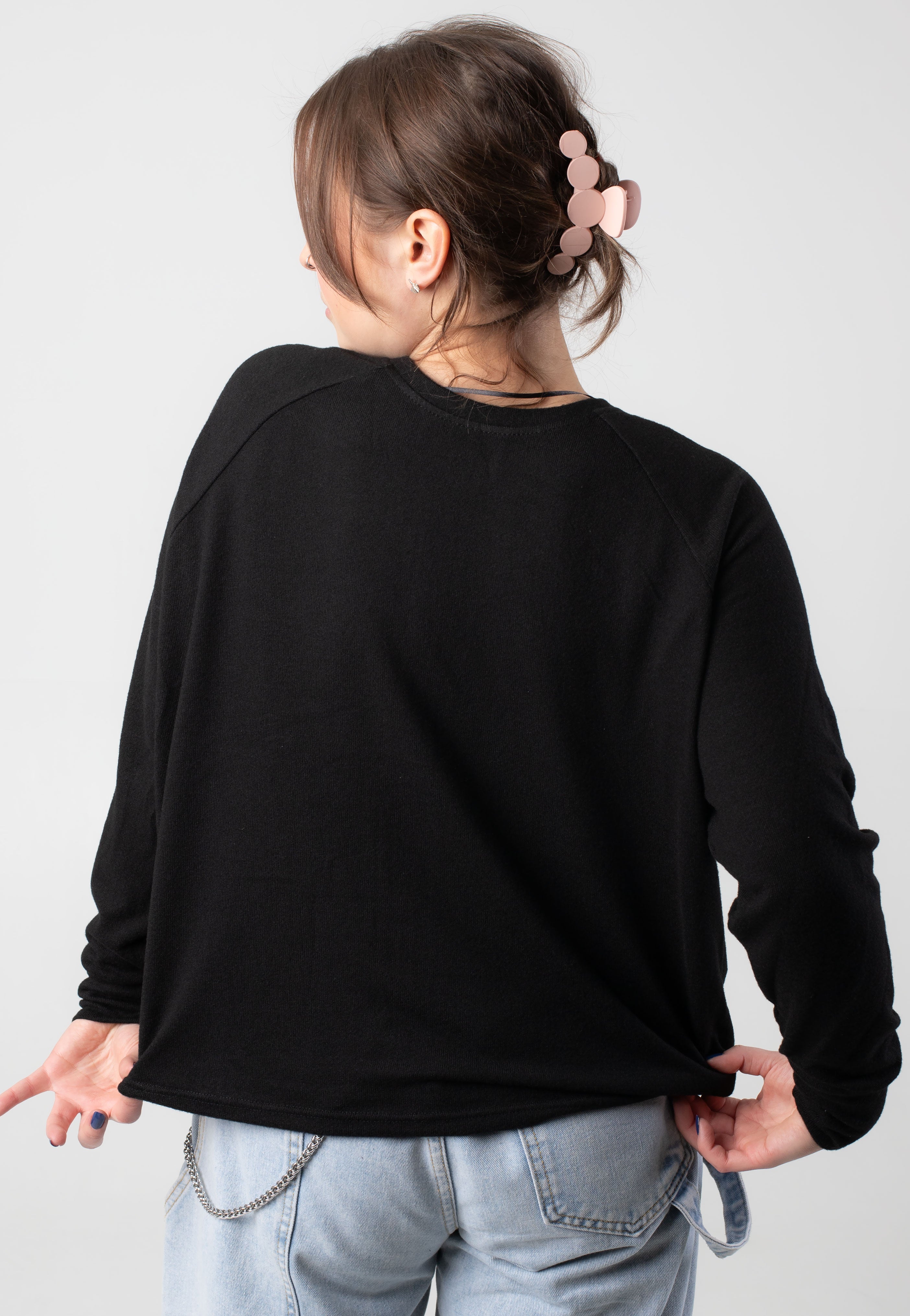 Noisy May - City L/S Zip Black - Top | Women-Image