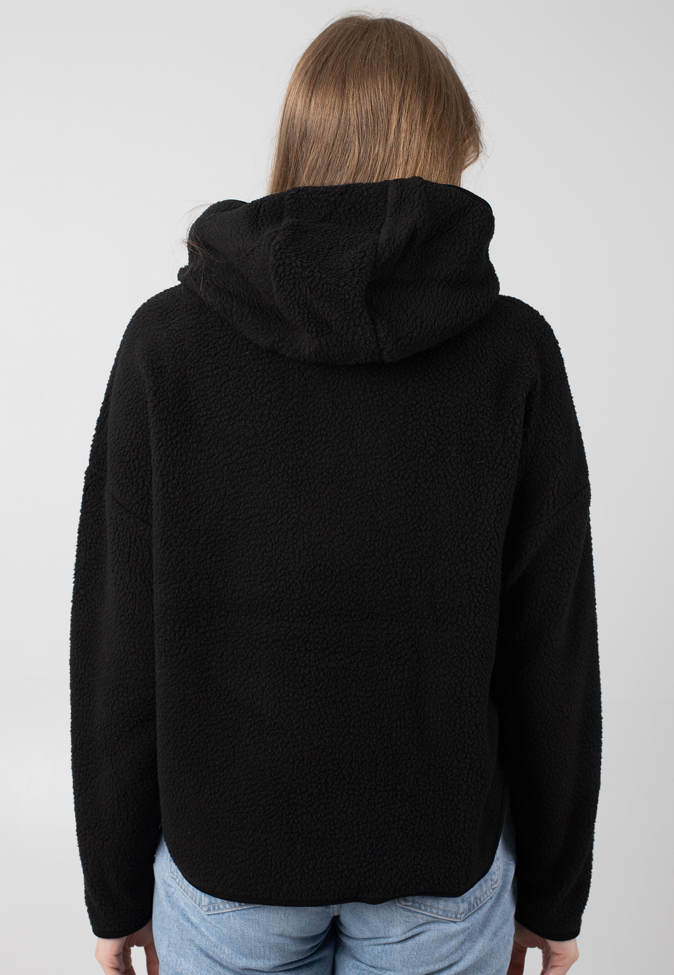 Noisy May - Cozy Halfway Zip Black - Hoodie | Women-Image