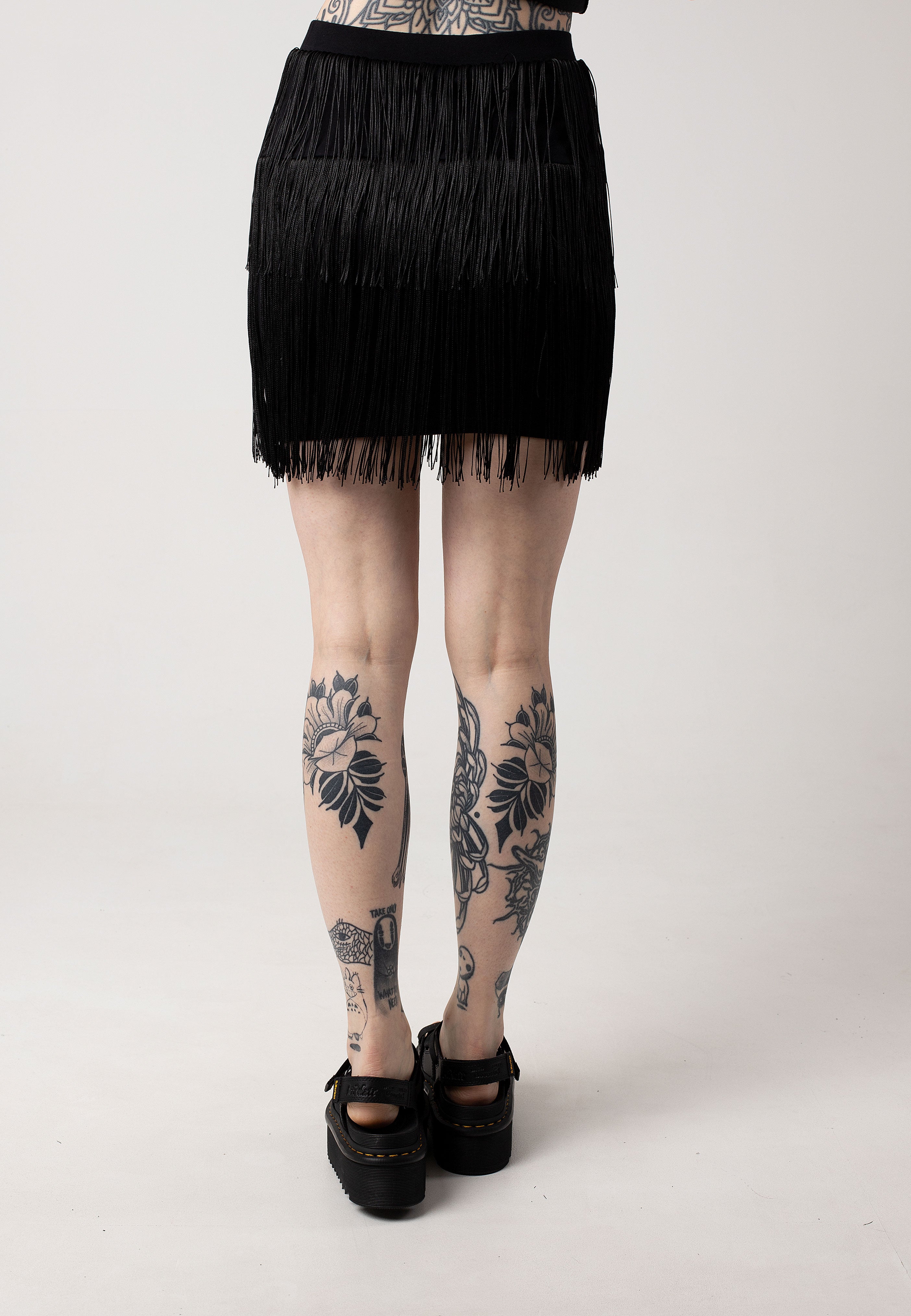 Noisy May - Dallas Black Fringes - Skirt | Women-Image